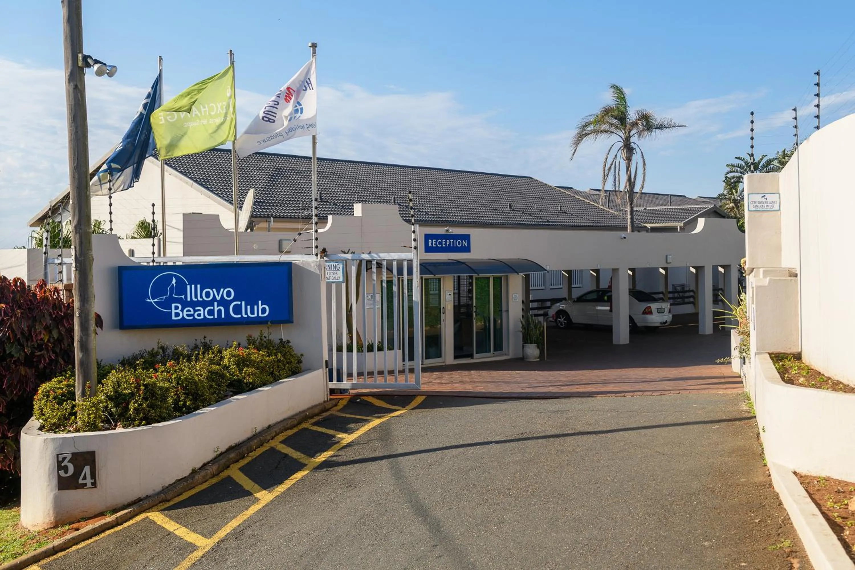 Facade/entrance in Illovo Beach Club