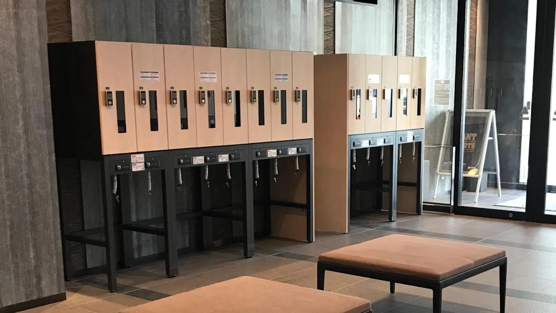 locker in Henn na Hotel Kyoto Hachijoguchi