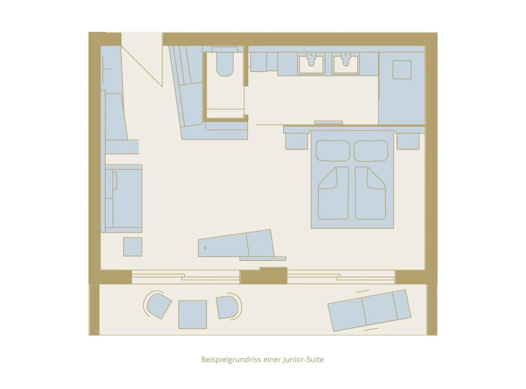 Floor plan in Hotel Heinzler am See