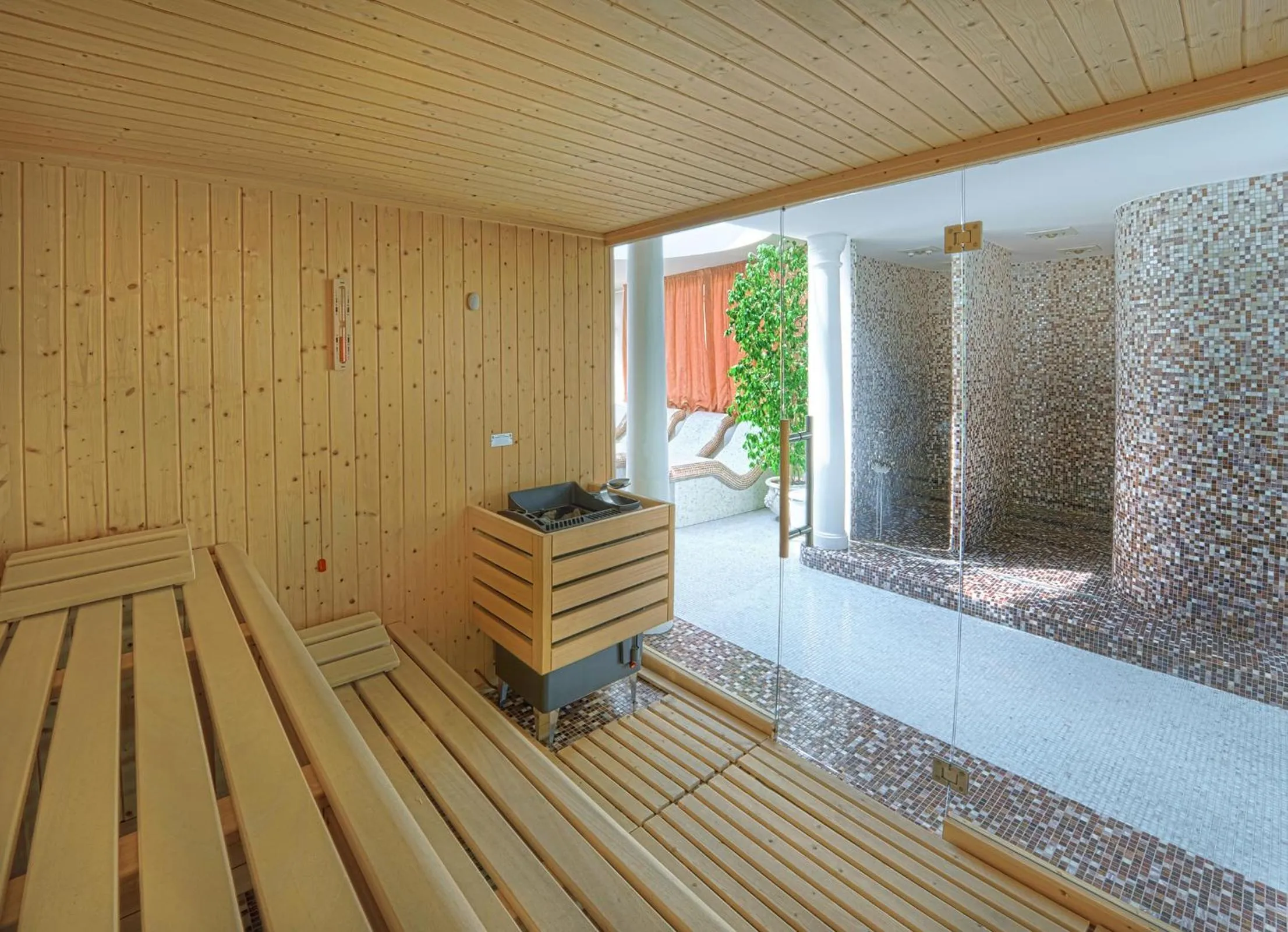 Sauna in Hotel Aurora Terme