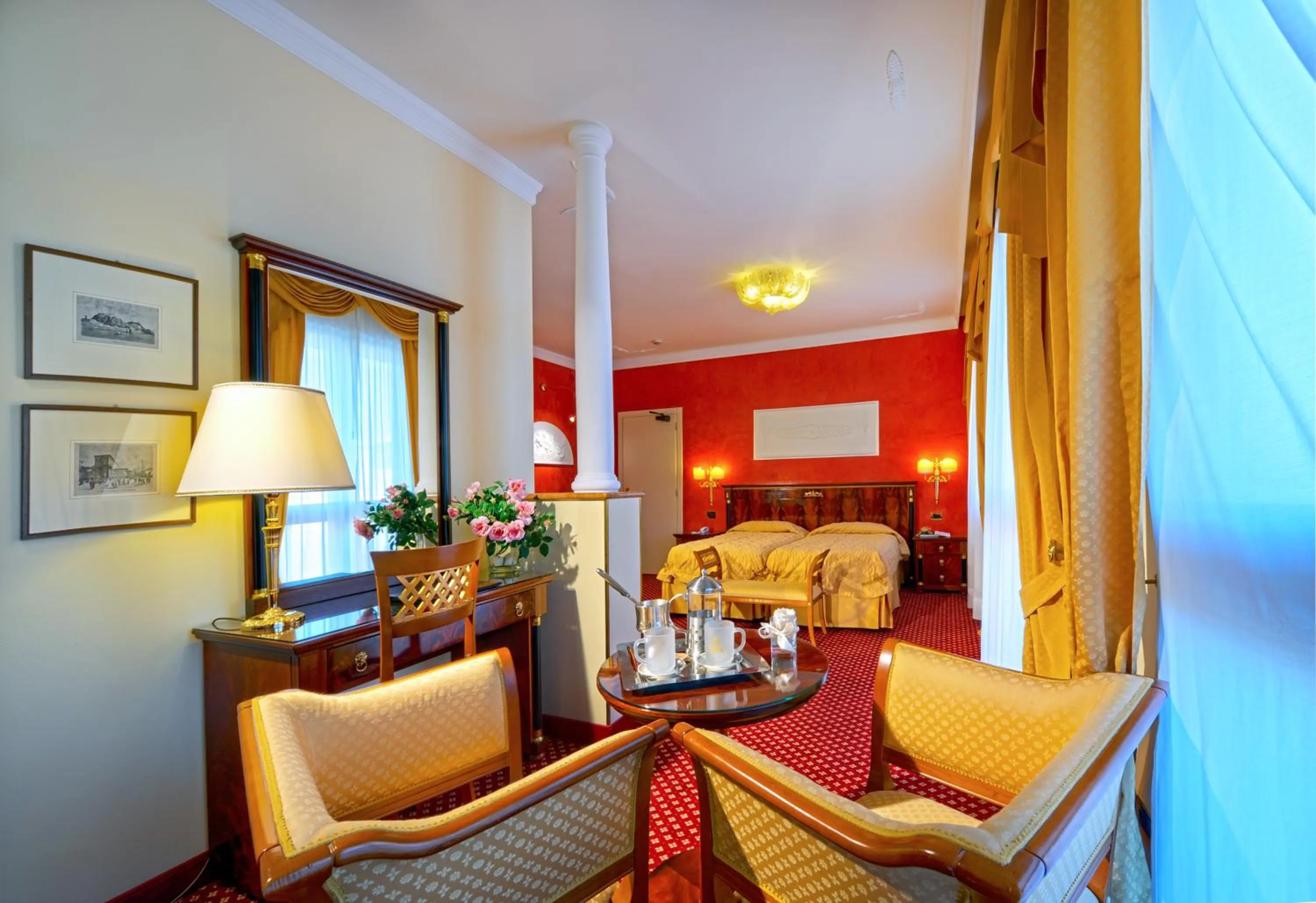 Living room in Hotel Aurora Terme