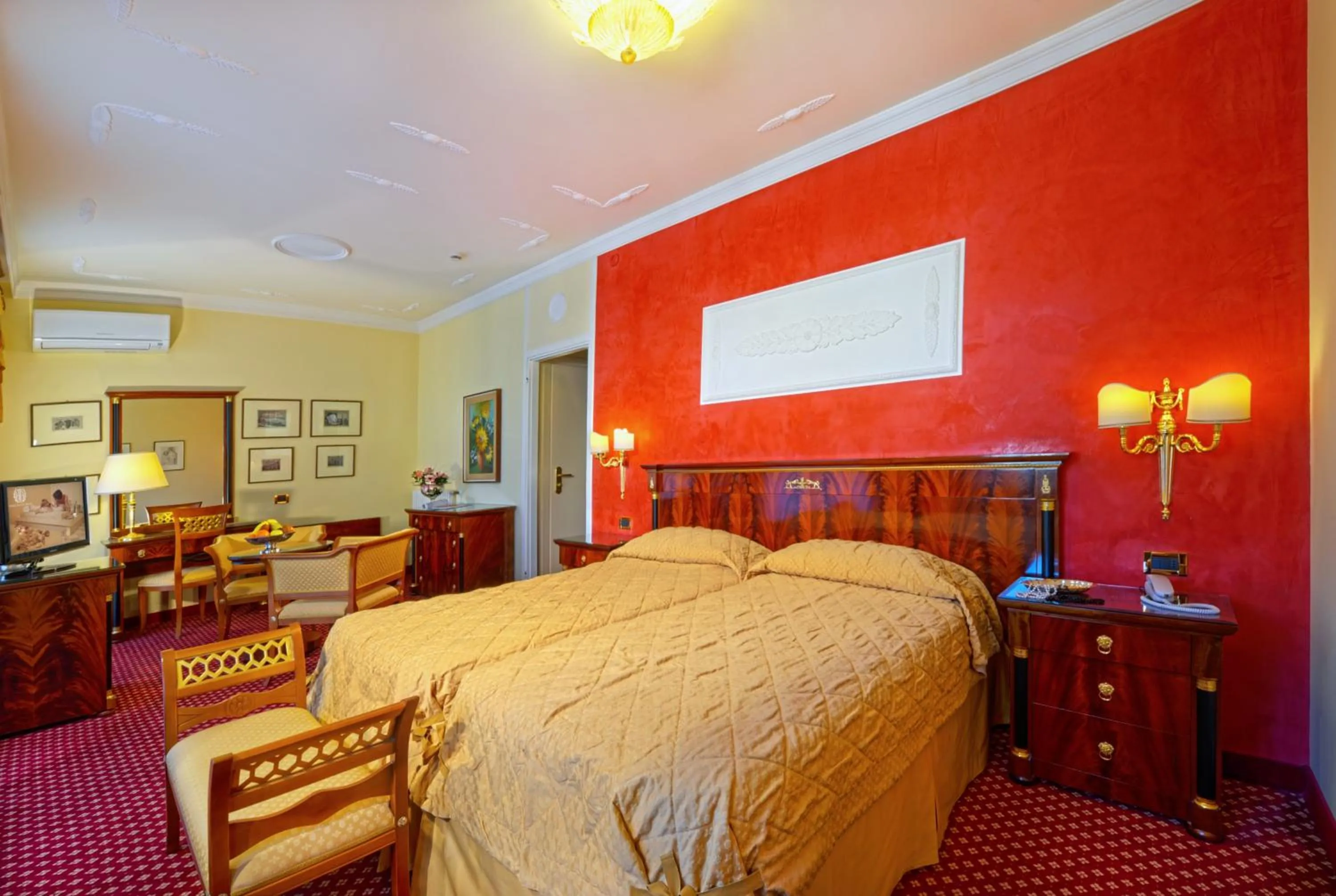 Bed in Hotel Aurora Terme