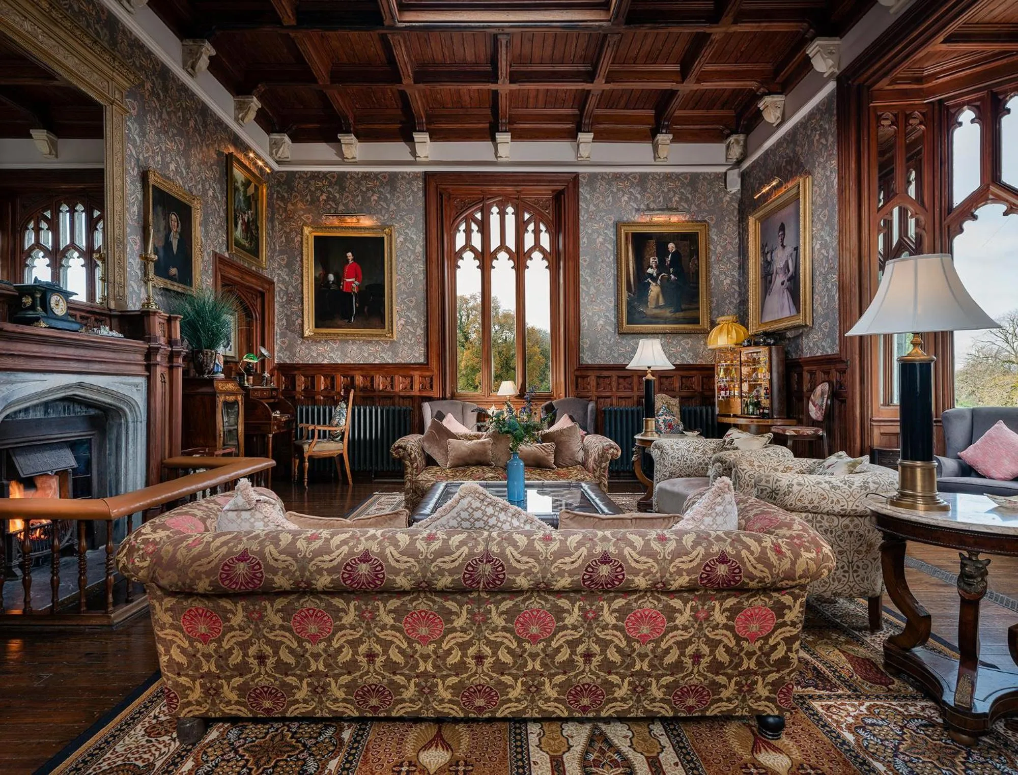 Living room in Markree Castle