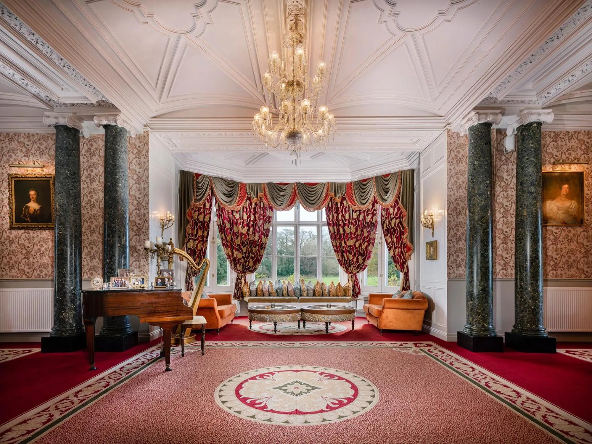 Living room in Markree Castle