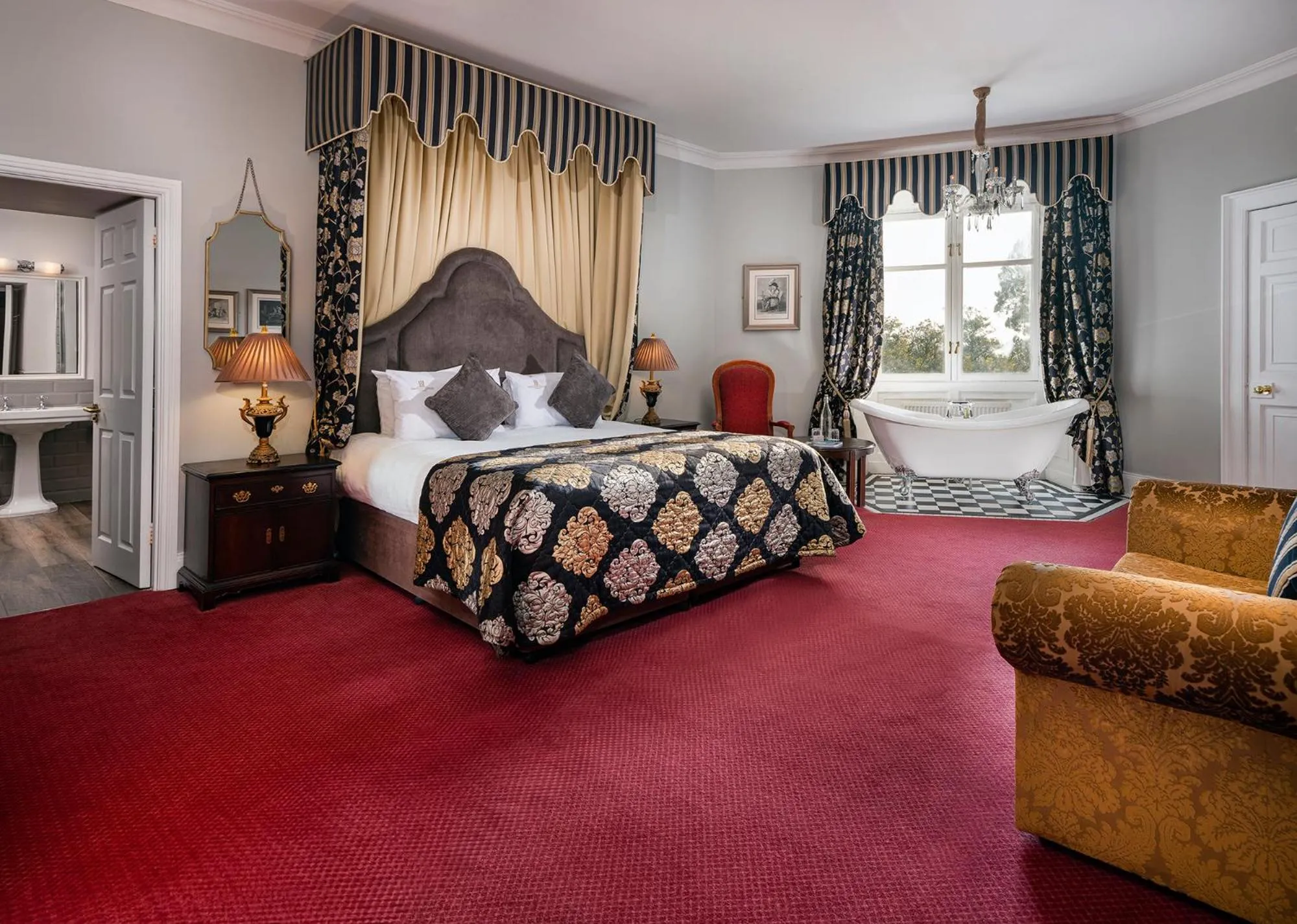 Bed in Markree Castle