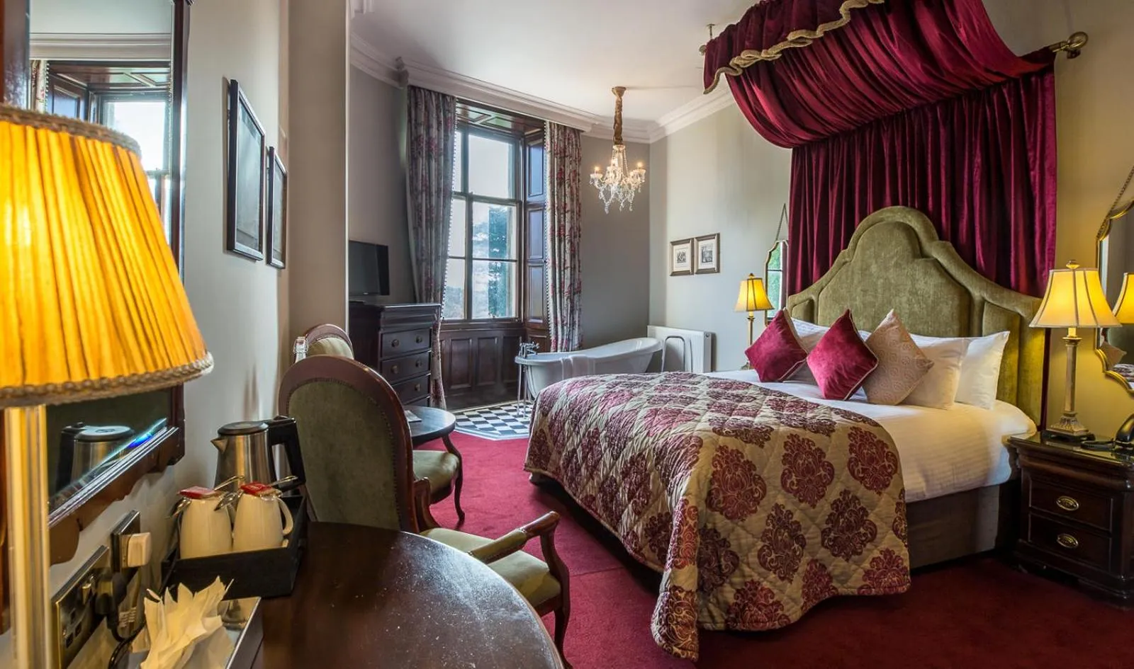 Bed in Markree Castle