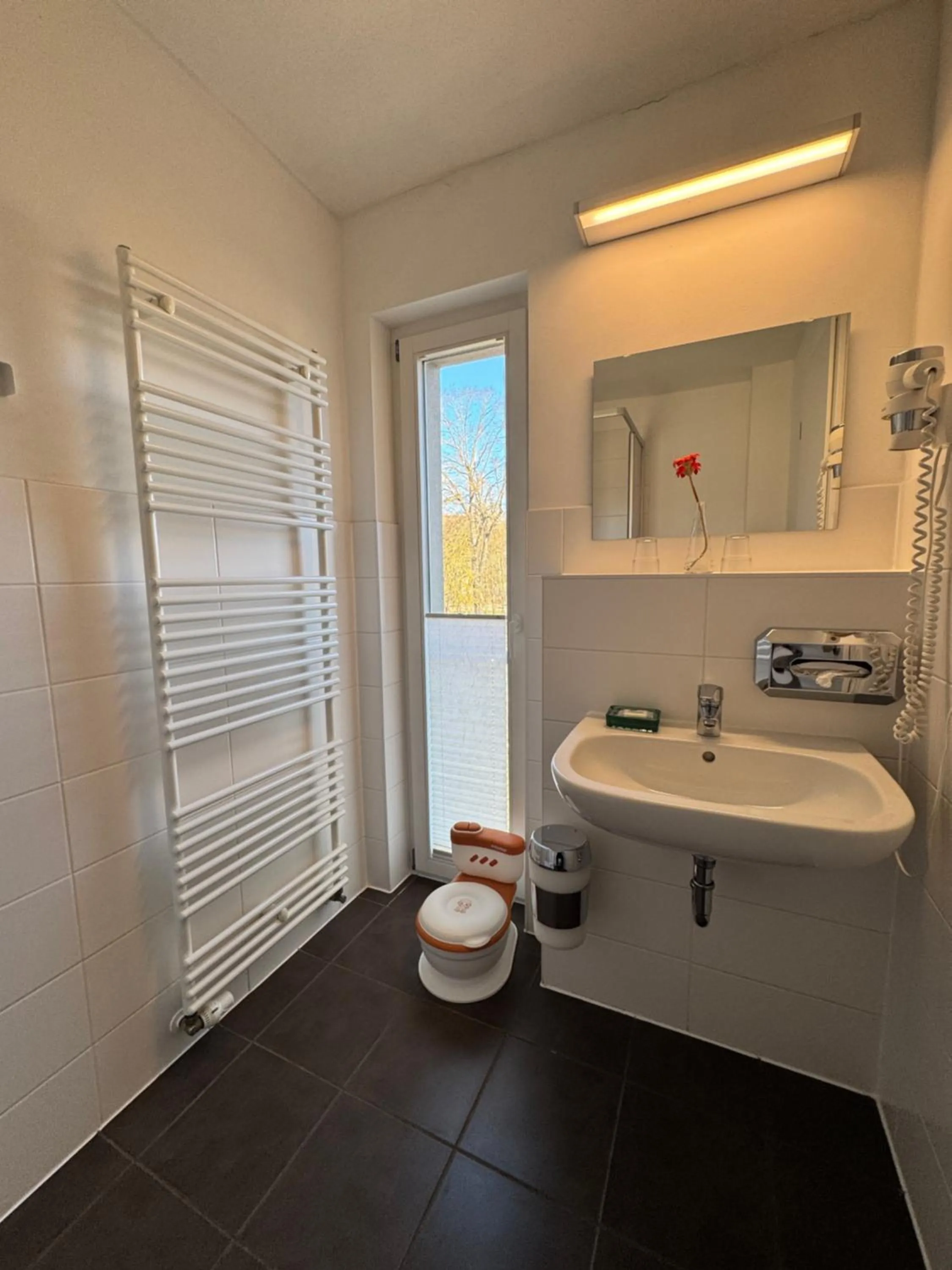 Shower in veloInn Hotel Bad Berka im Weimarer Land