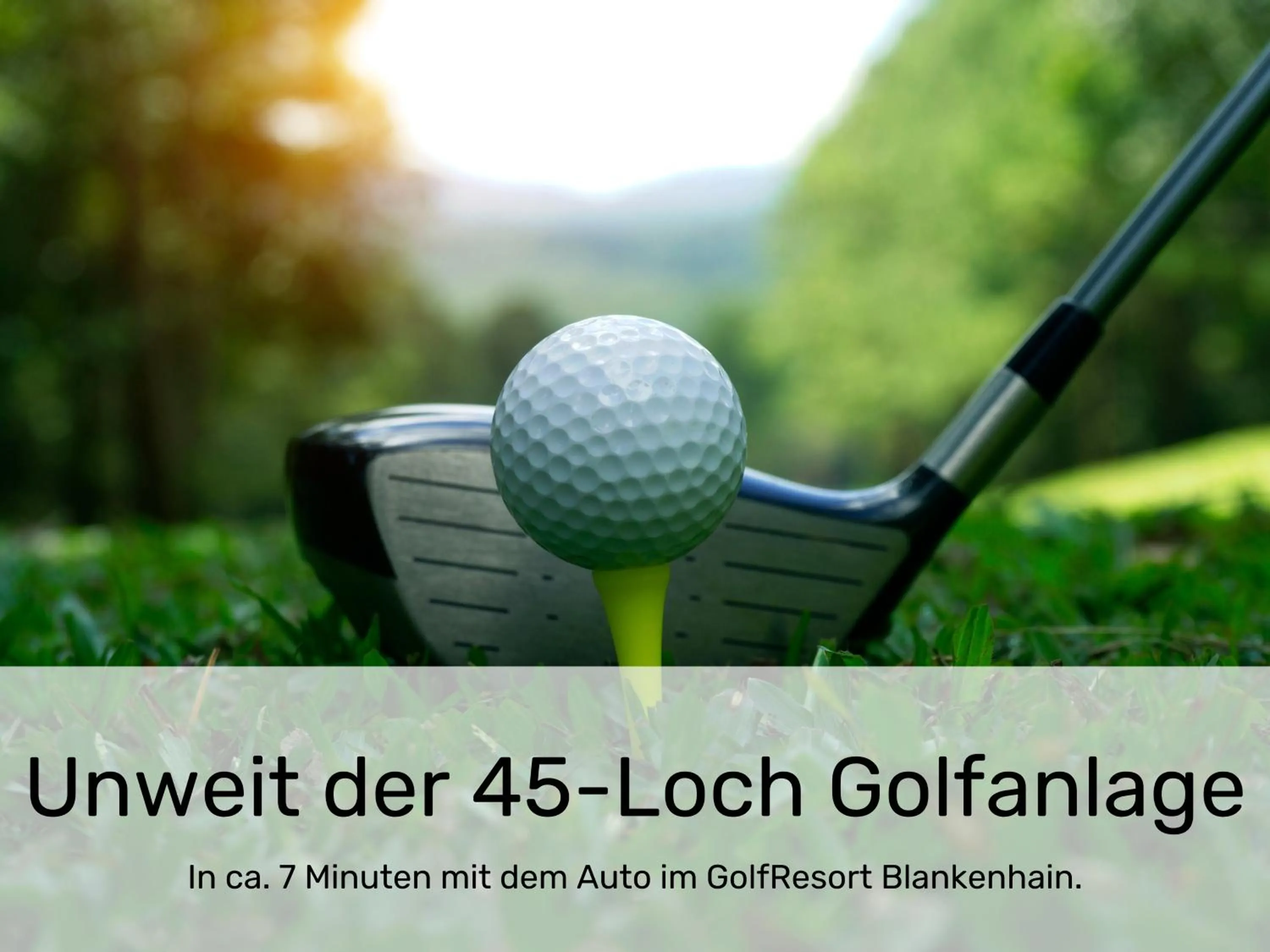 Golfcourse in veloInn Hotel Bad Berka im Weimarer Land
