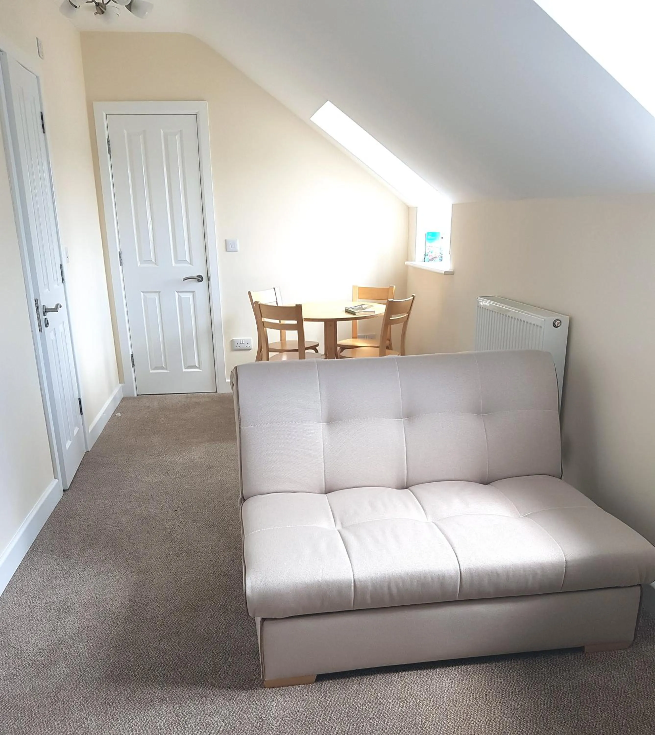 Living room in Harrington Flats