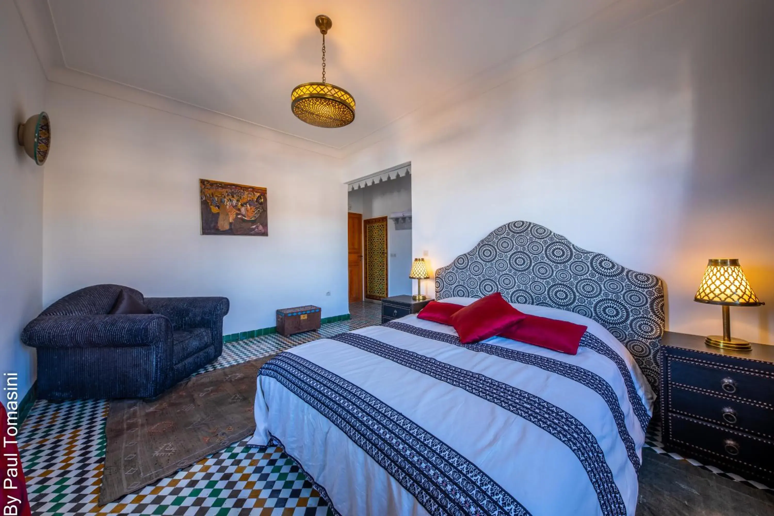 Deluxe Double Room with Private Bathroom in Riad Fes Nass Zmane Deluxe Double Room with Private Bathroom in Riad Fes Nass Zmane