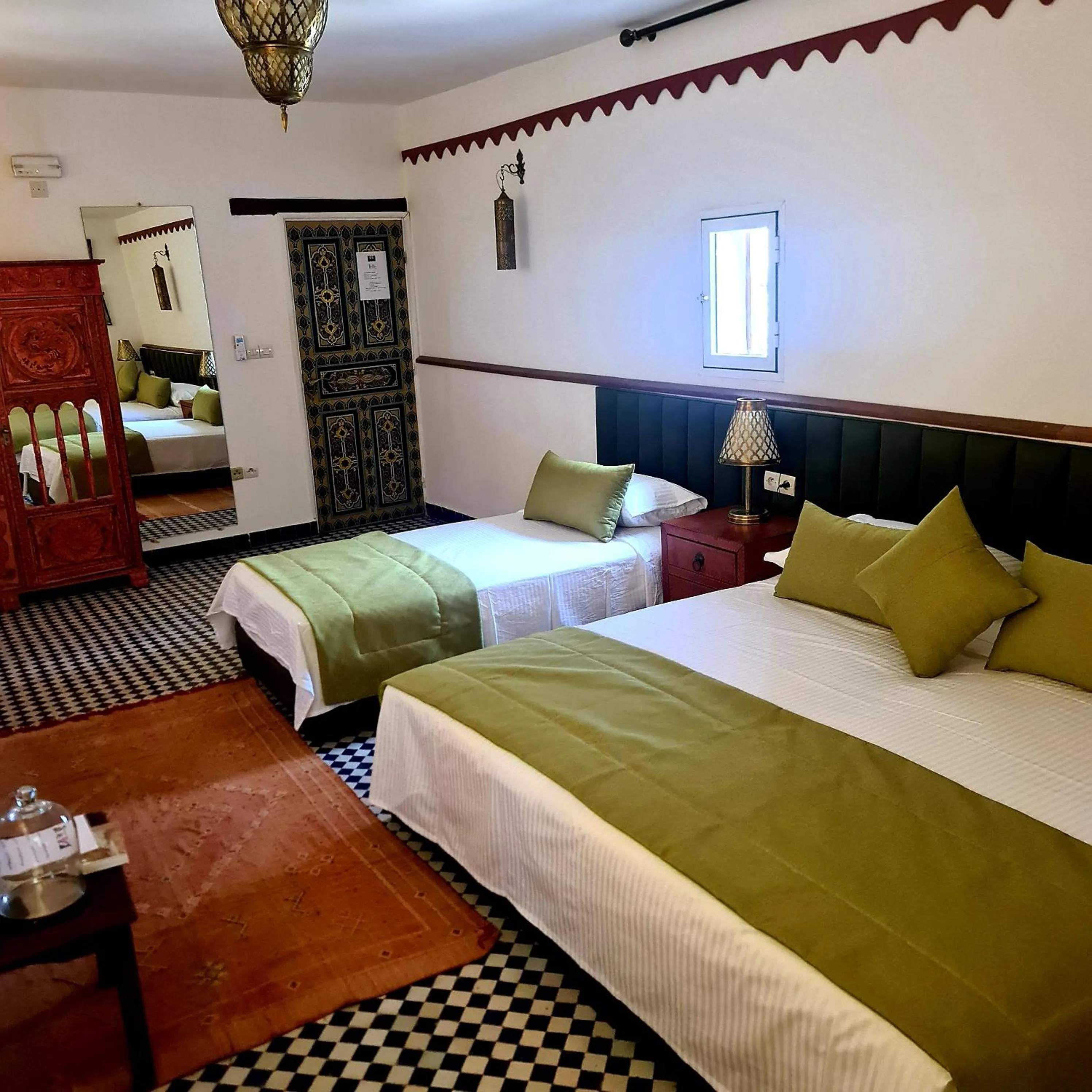 Bed in Riad Fes Nass Zmane