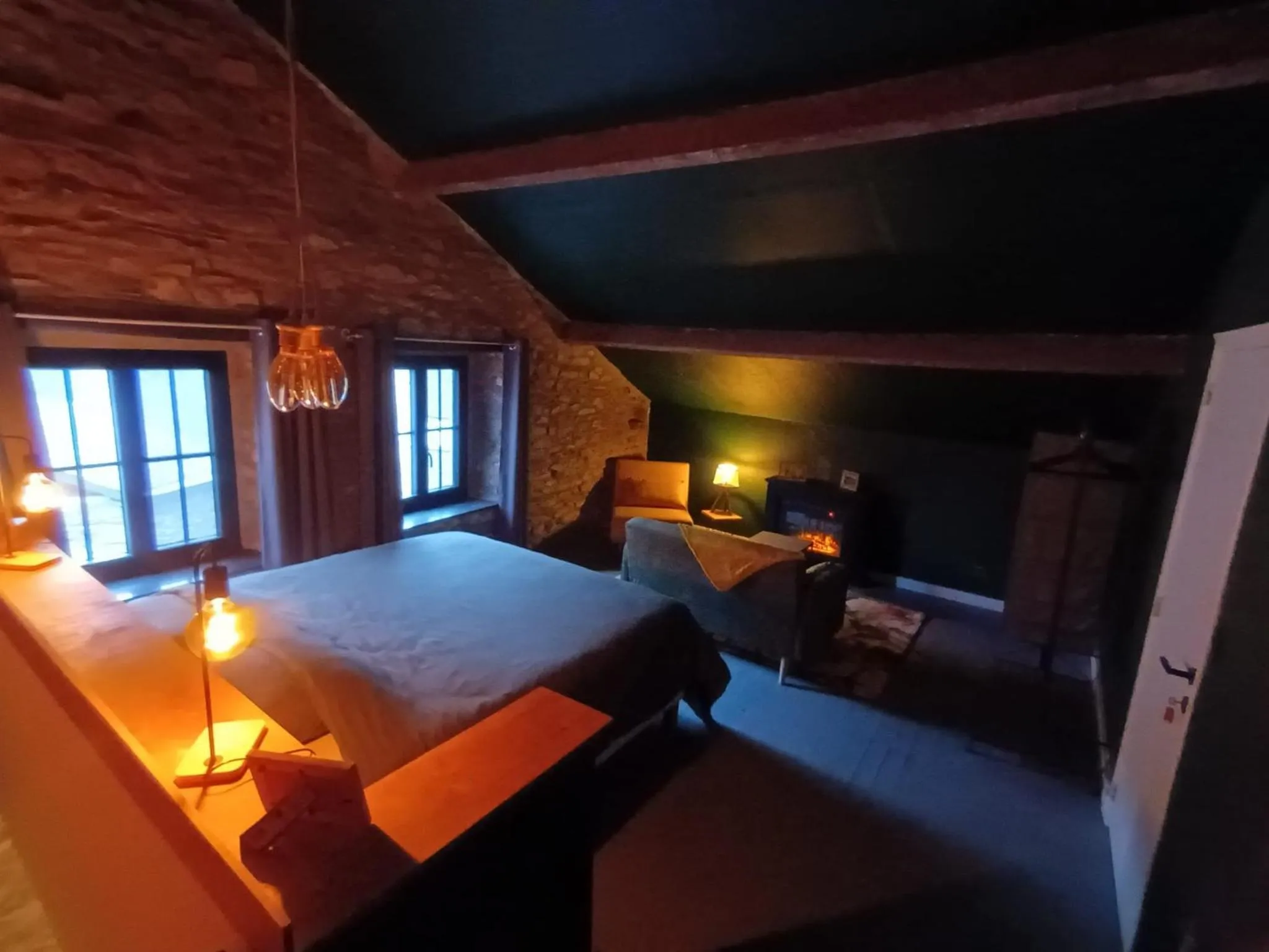 Bed in B&B Au Canard