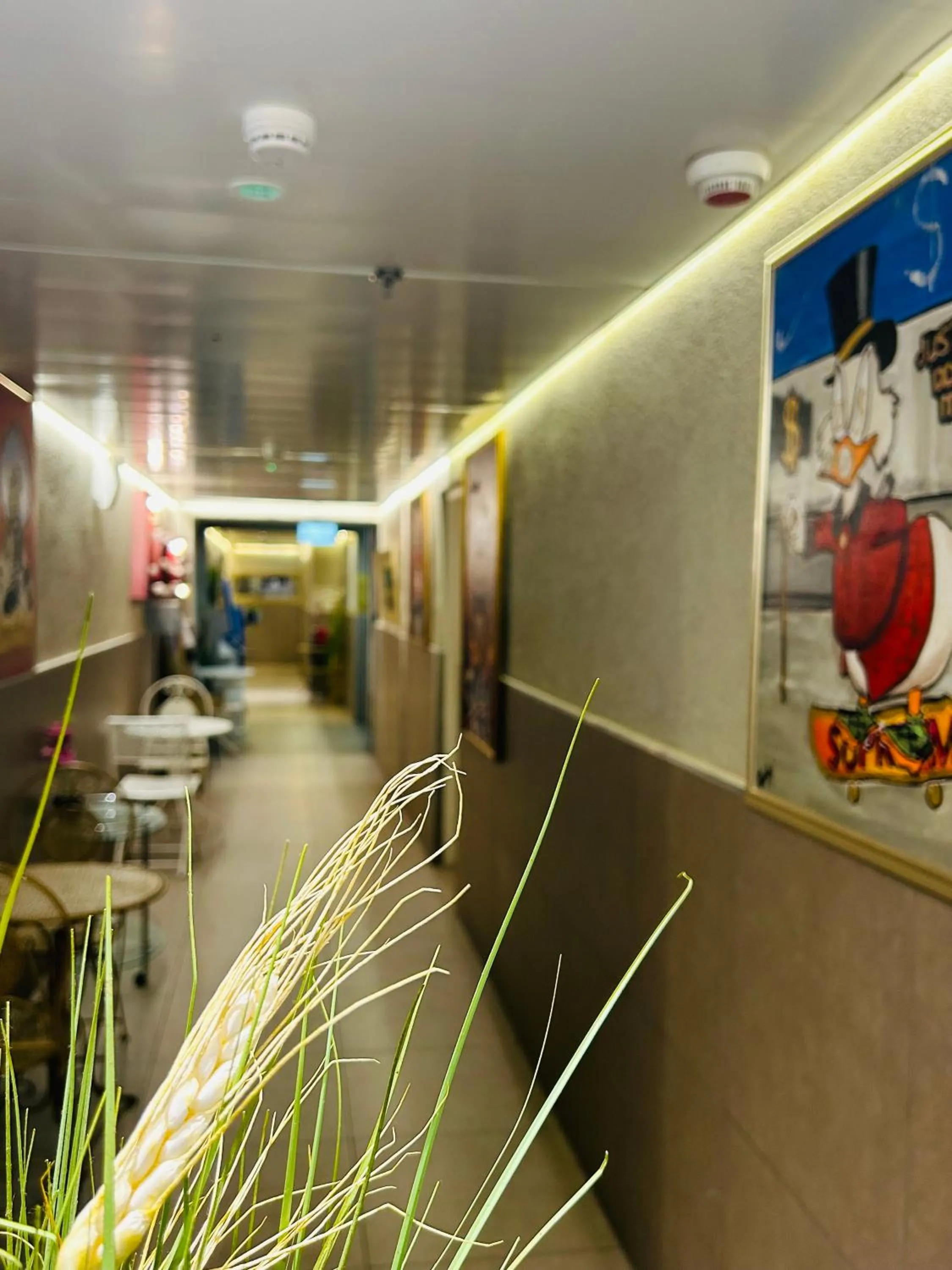 Lobby or reception in Amdar Hostel