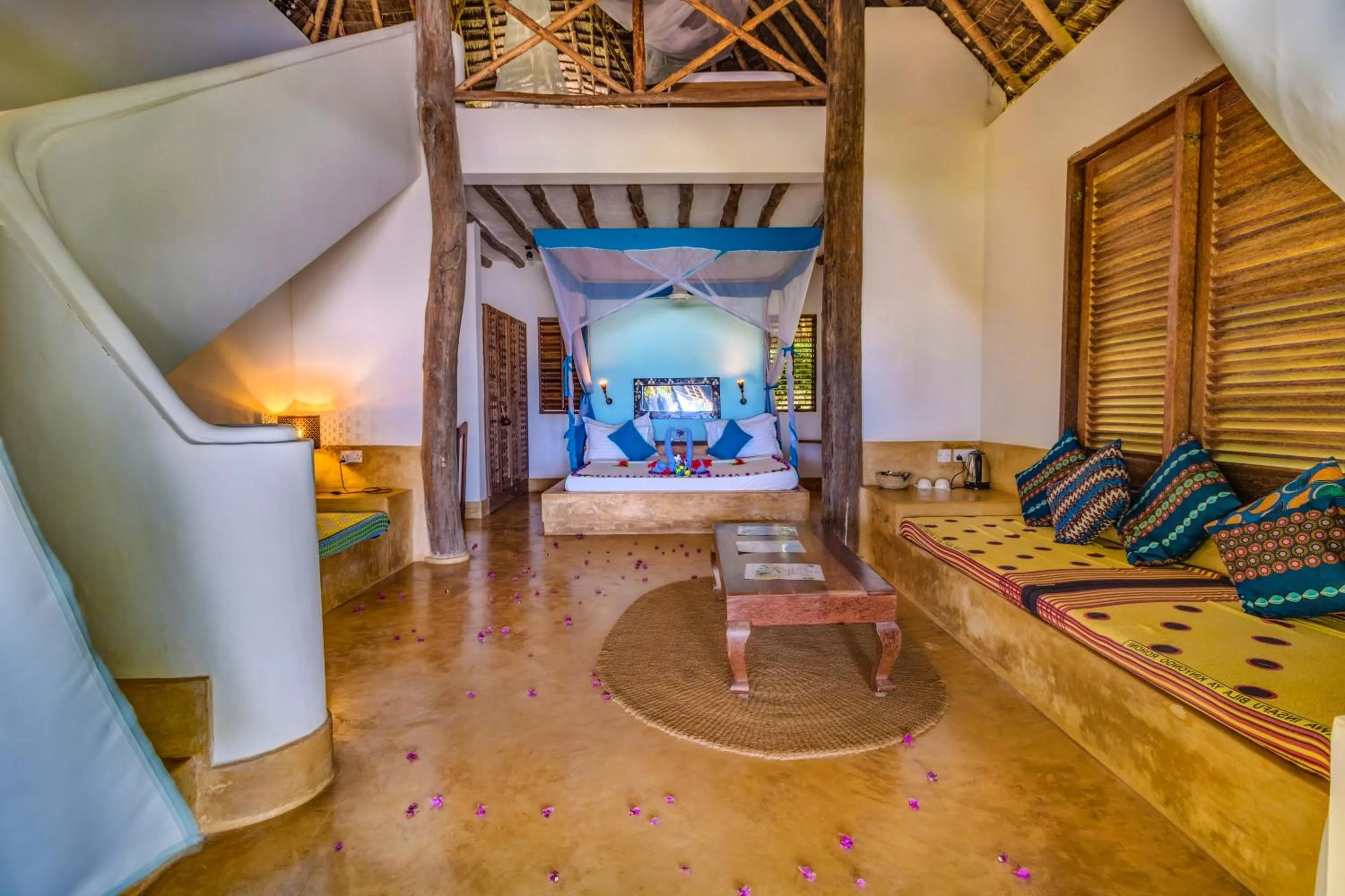 Seating area, Bed in SeVi Boutique Hotel