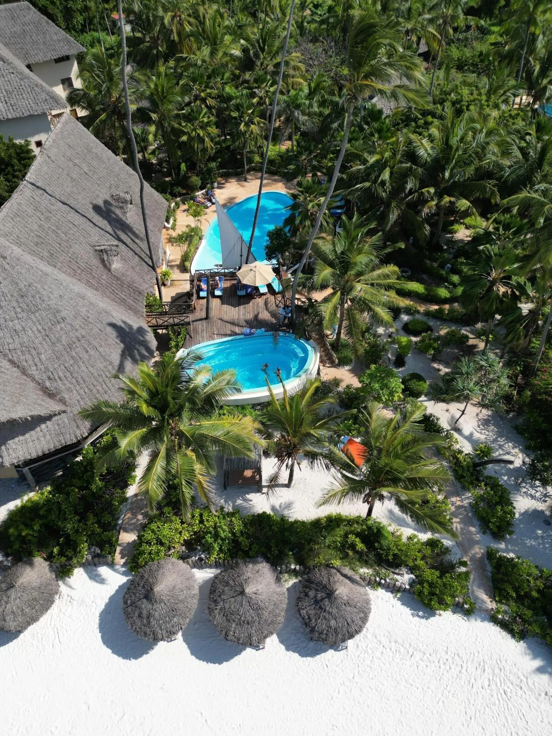 Bird's eye view in SeVi Boutique Hotel