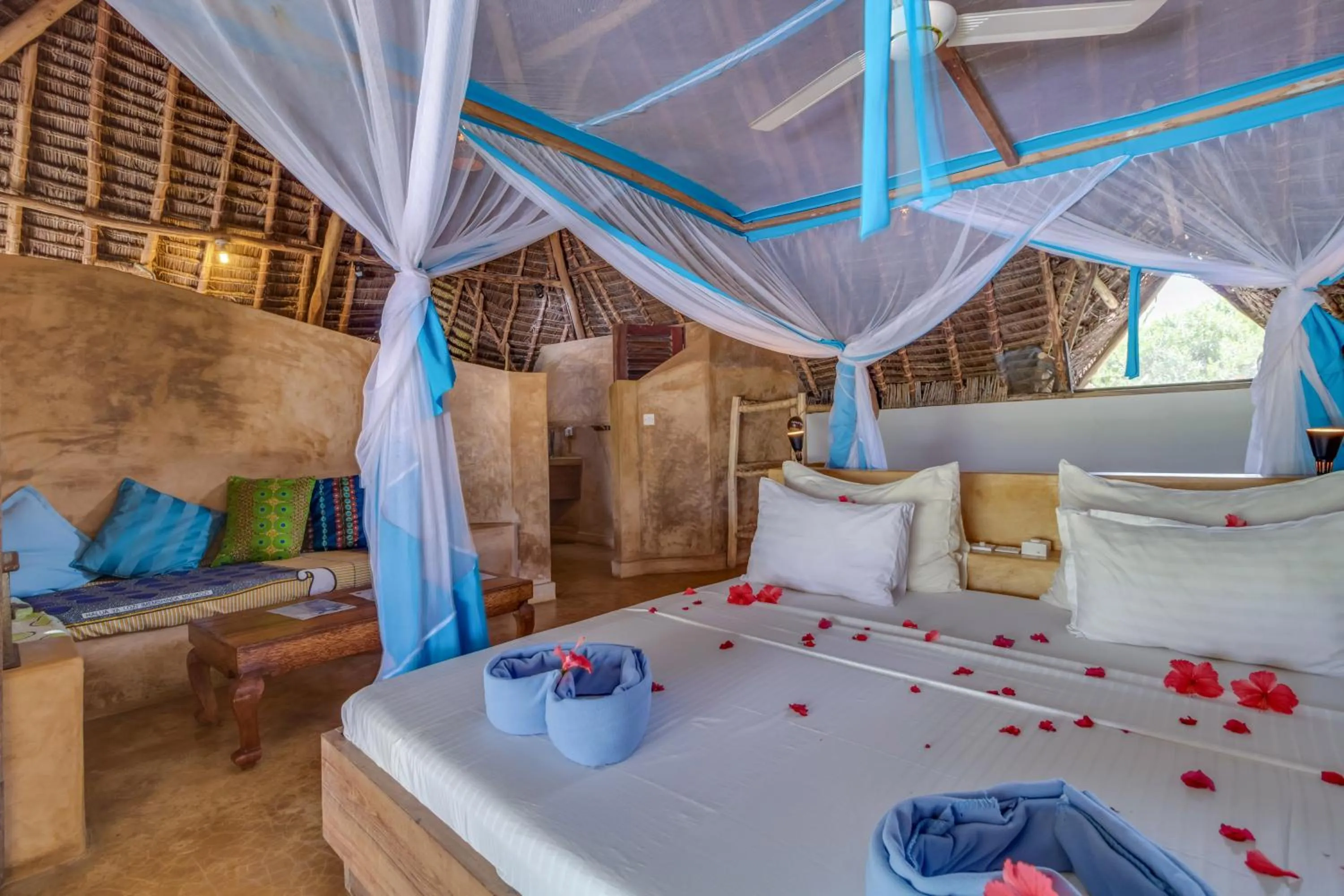 Bed in SeVi Boutique Hotel