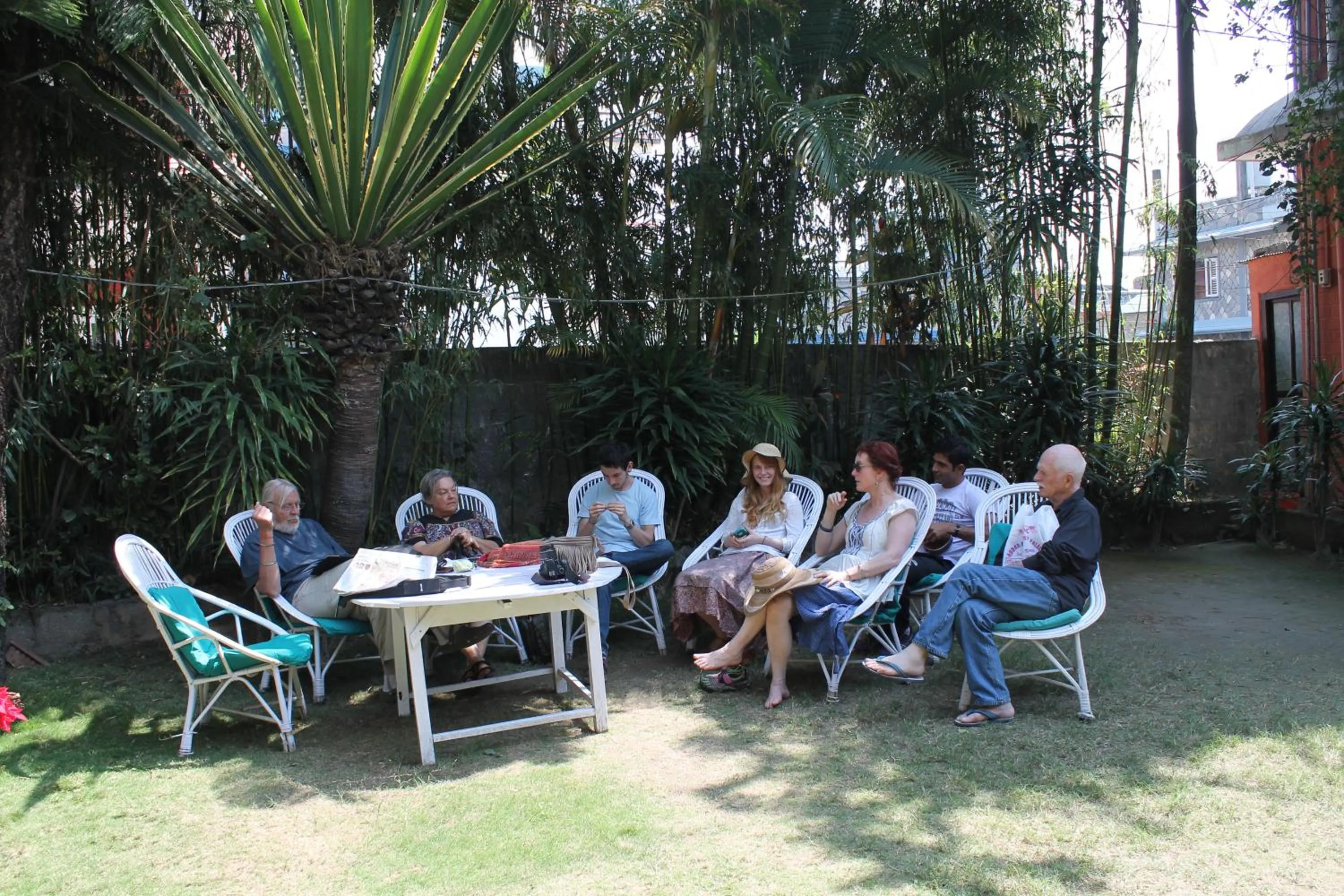 People in New Pokhara Lodge - Pokhara Lakeside