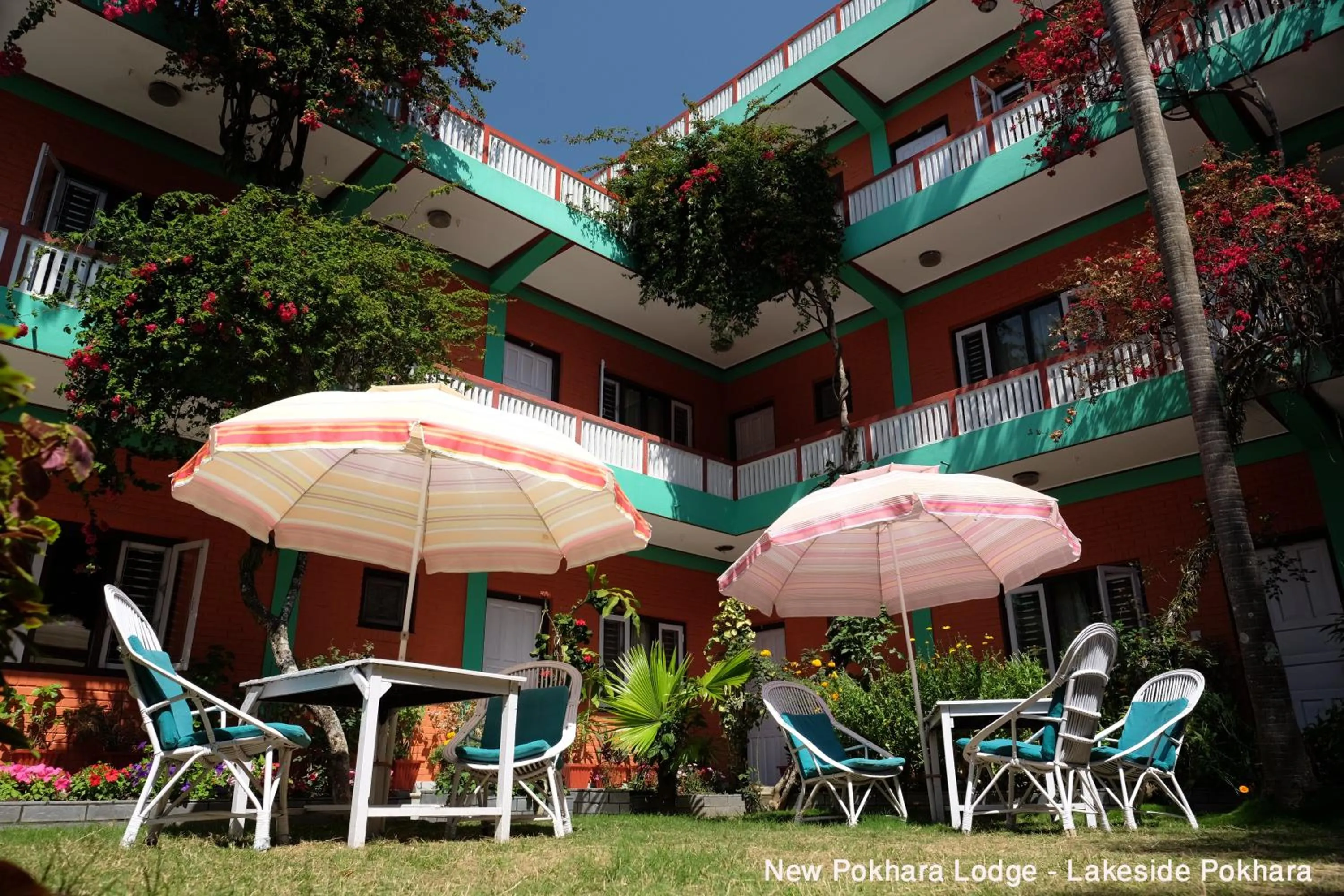 Property building in New Pokhara Lodge - Pokhara Lakeside