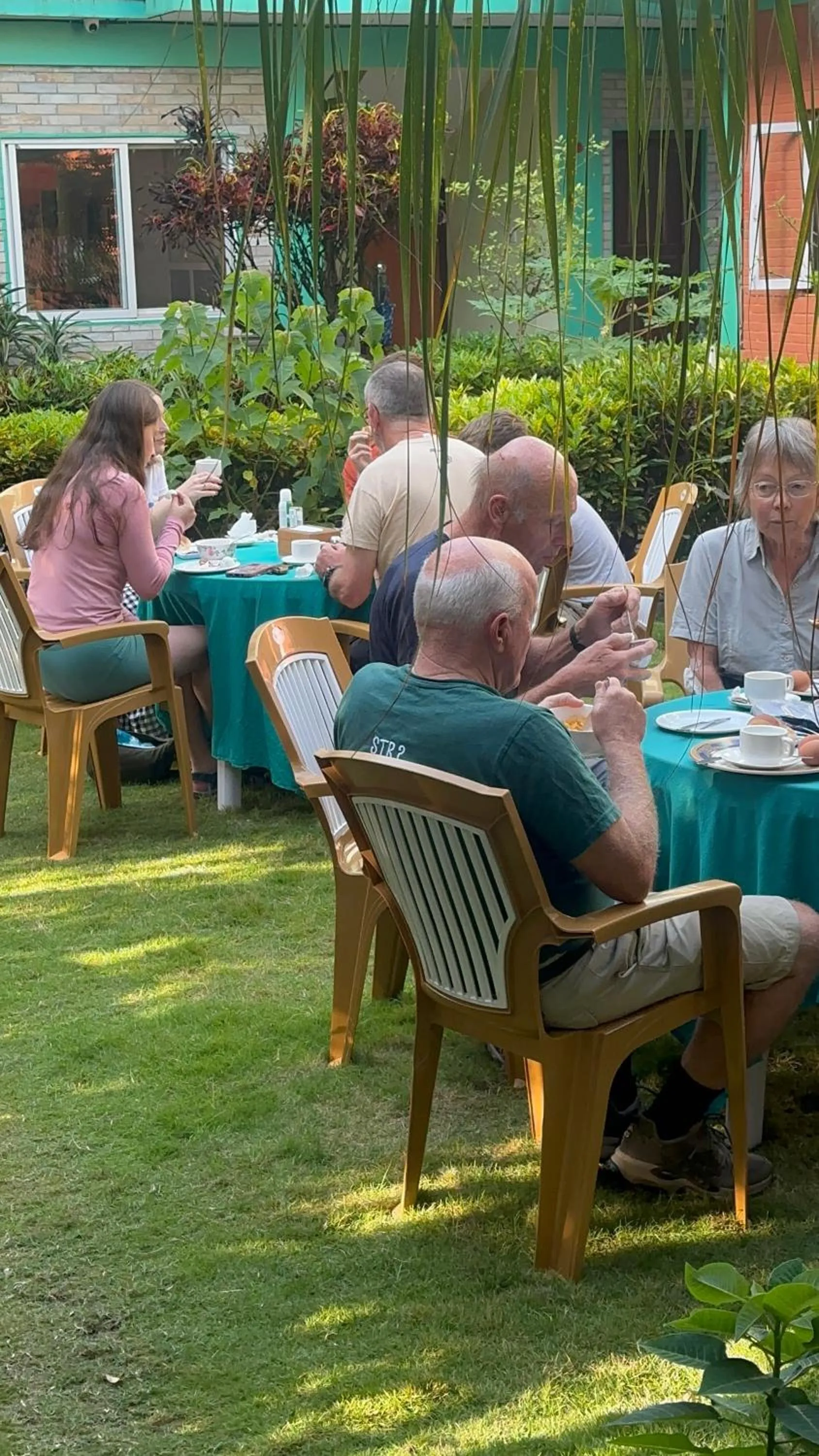 Garden in New Pokhara Lodge - Pokhara Lakeside