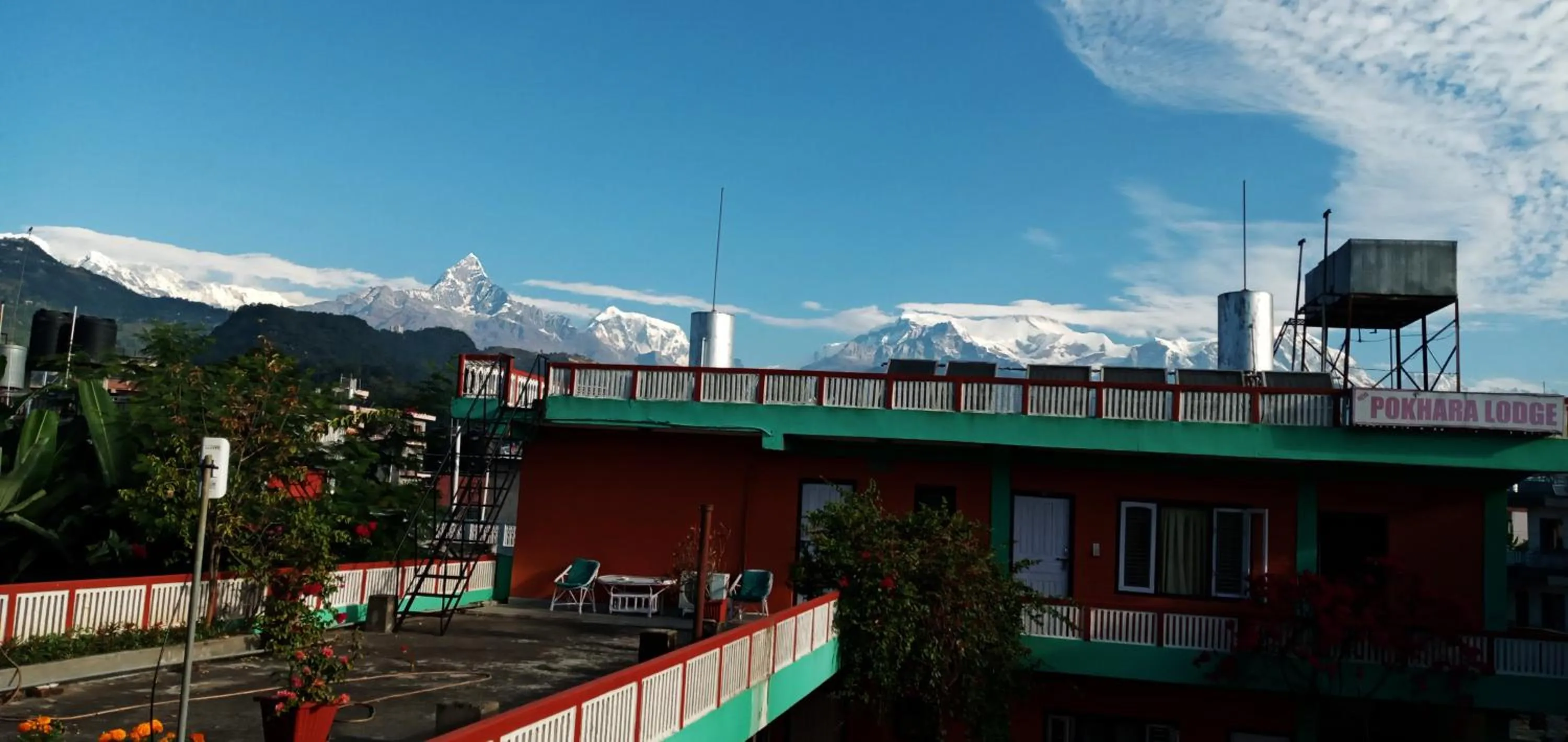 View (from property/room) in New Pokhara Lodge - Pokhara Lakeside