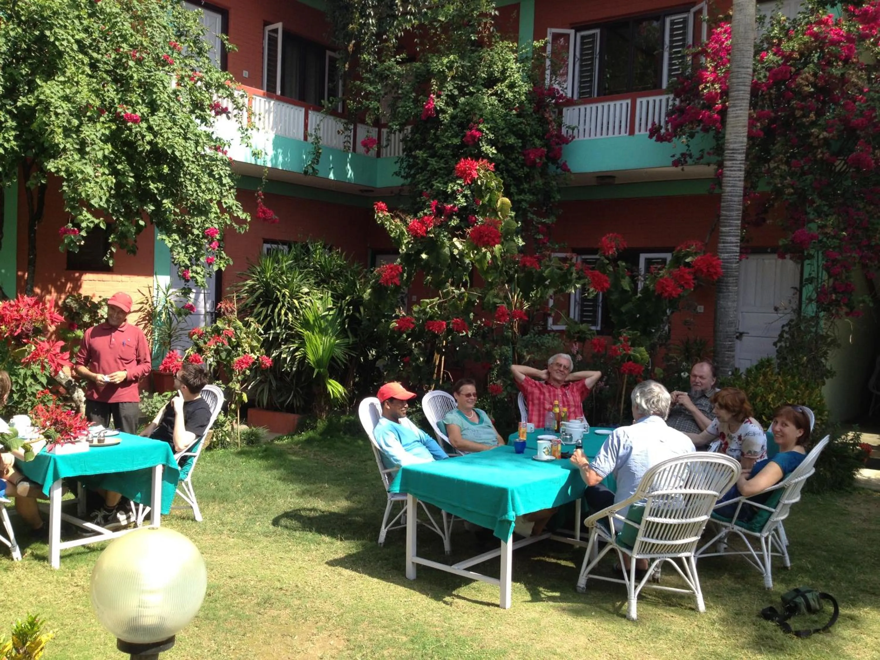 Drinks in New Pokhara Lodge - Pokhara Lakeside