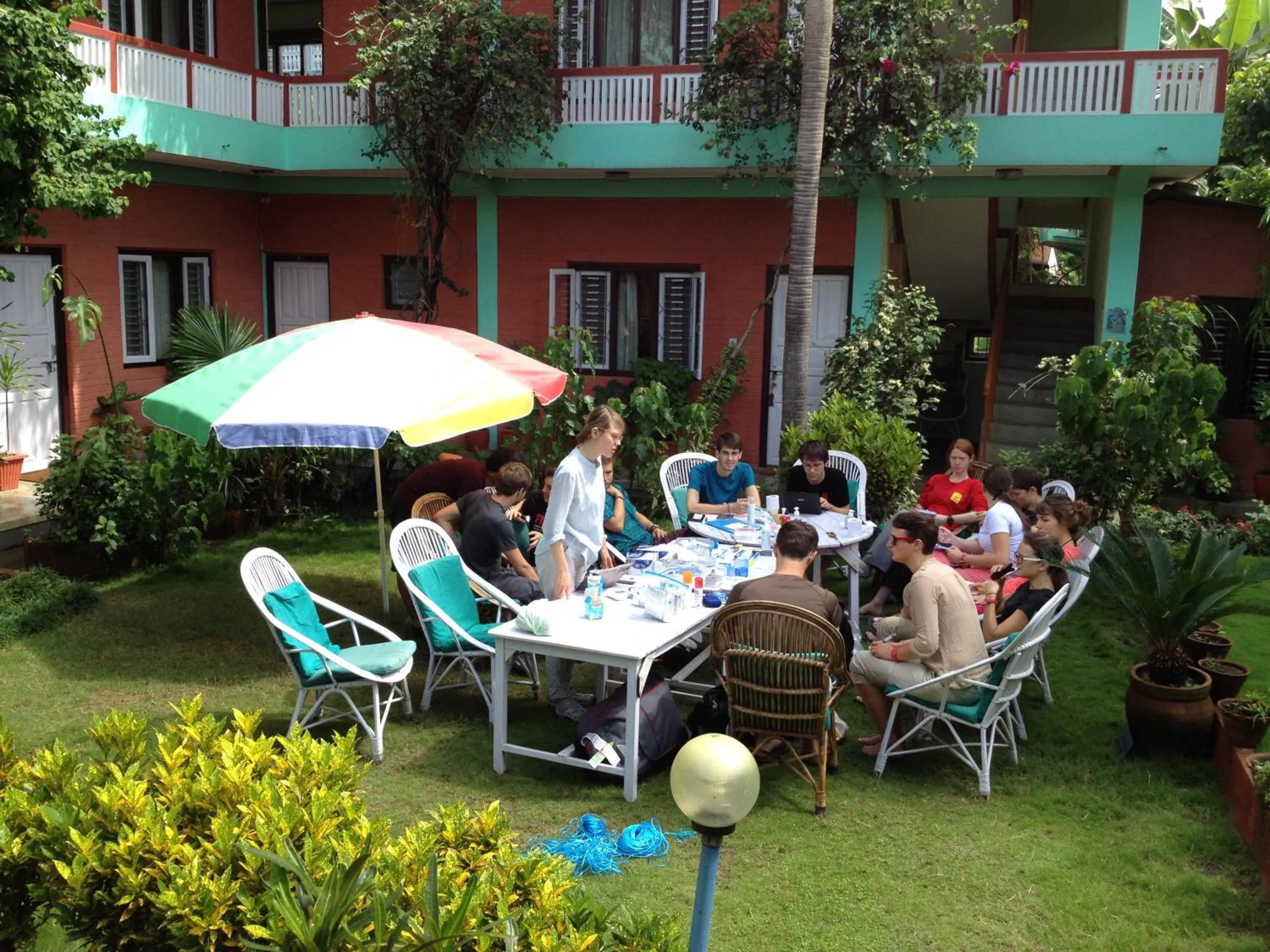 Property building in New Pokhara Lodge - Pokhara Lakeside