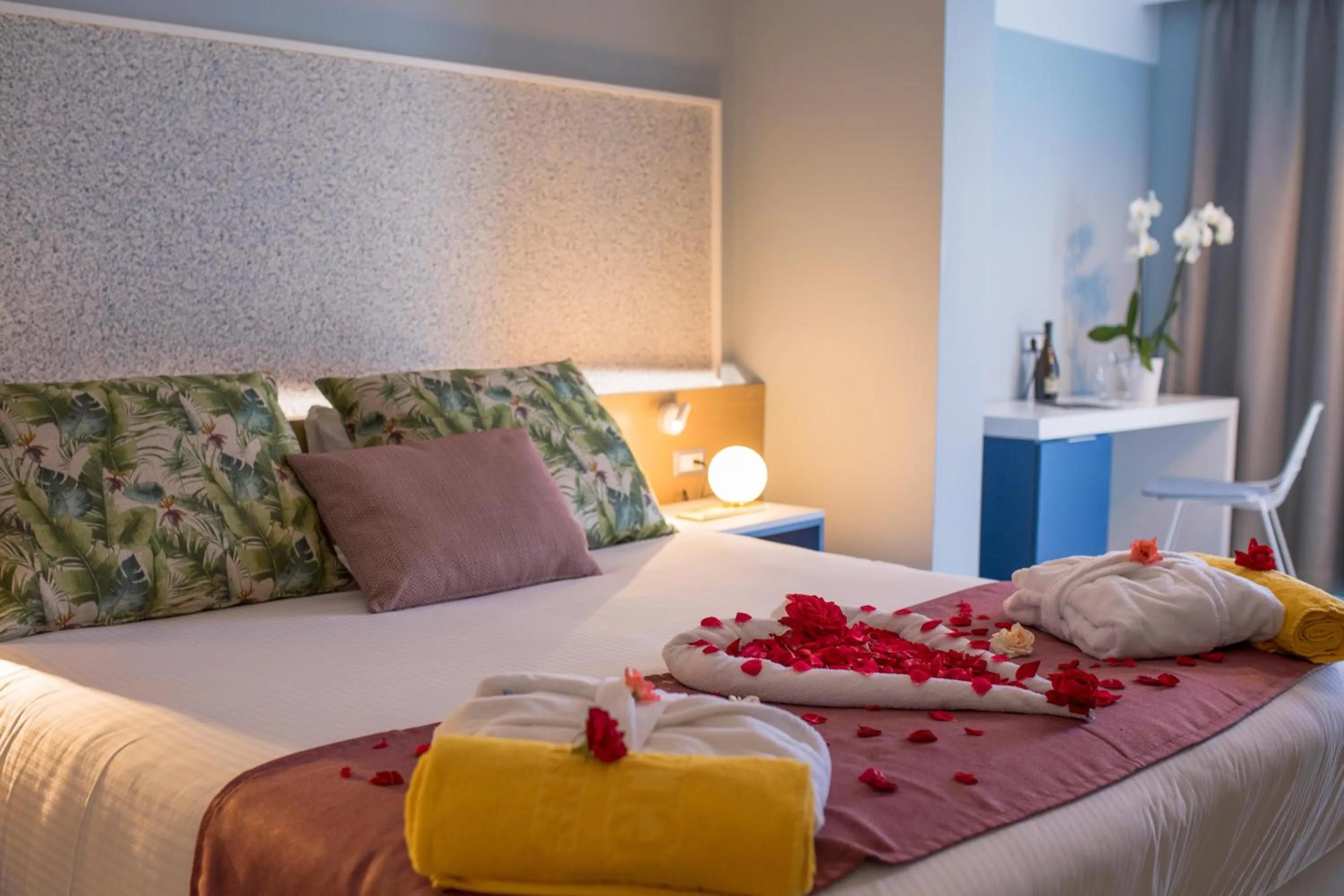 Photo of the whole room, Bed in Lindos Breeze Beach Hotel