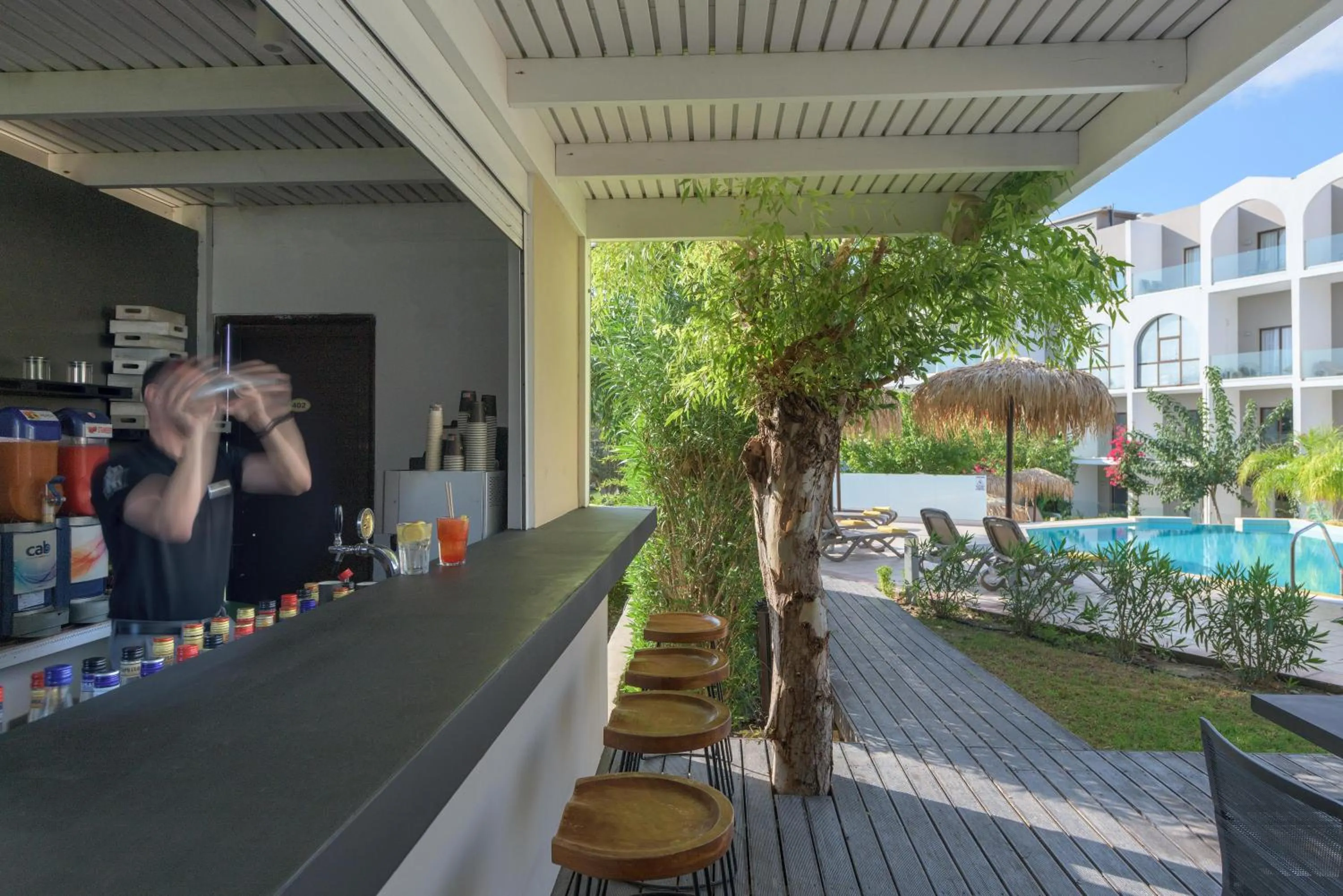 Lounge or bar in Lindos Breeze Beach Hotel