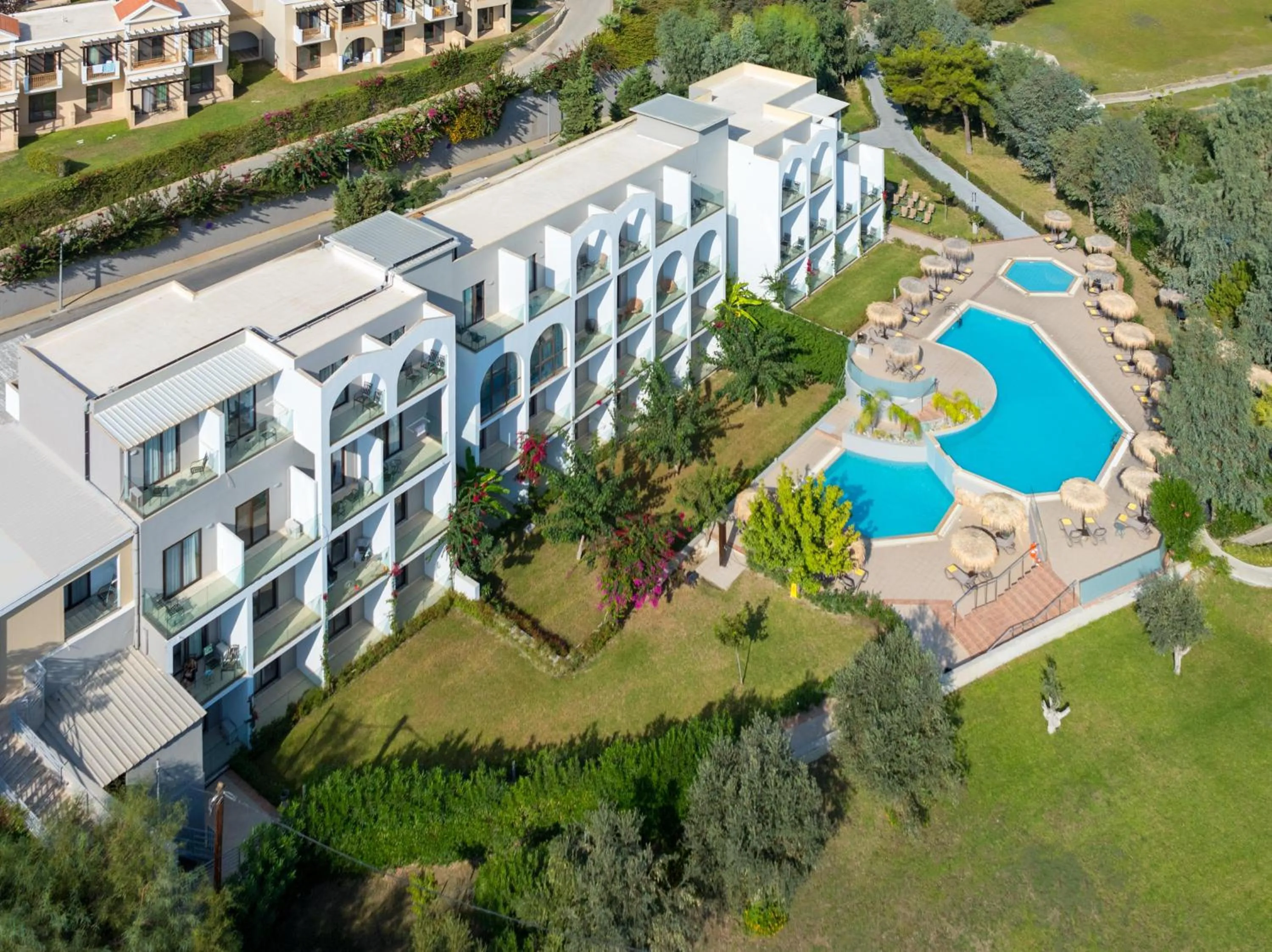 Property building in Lindos Breeze Beach Hotel