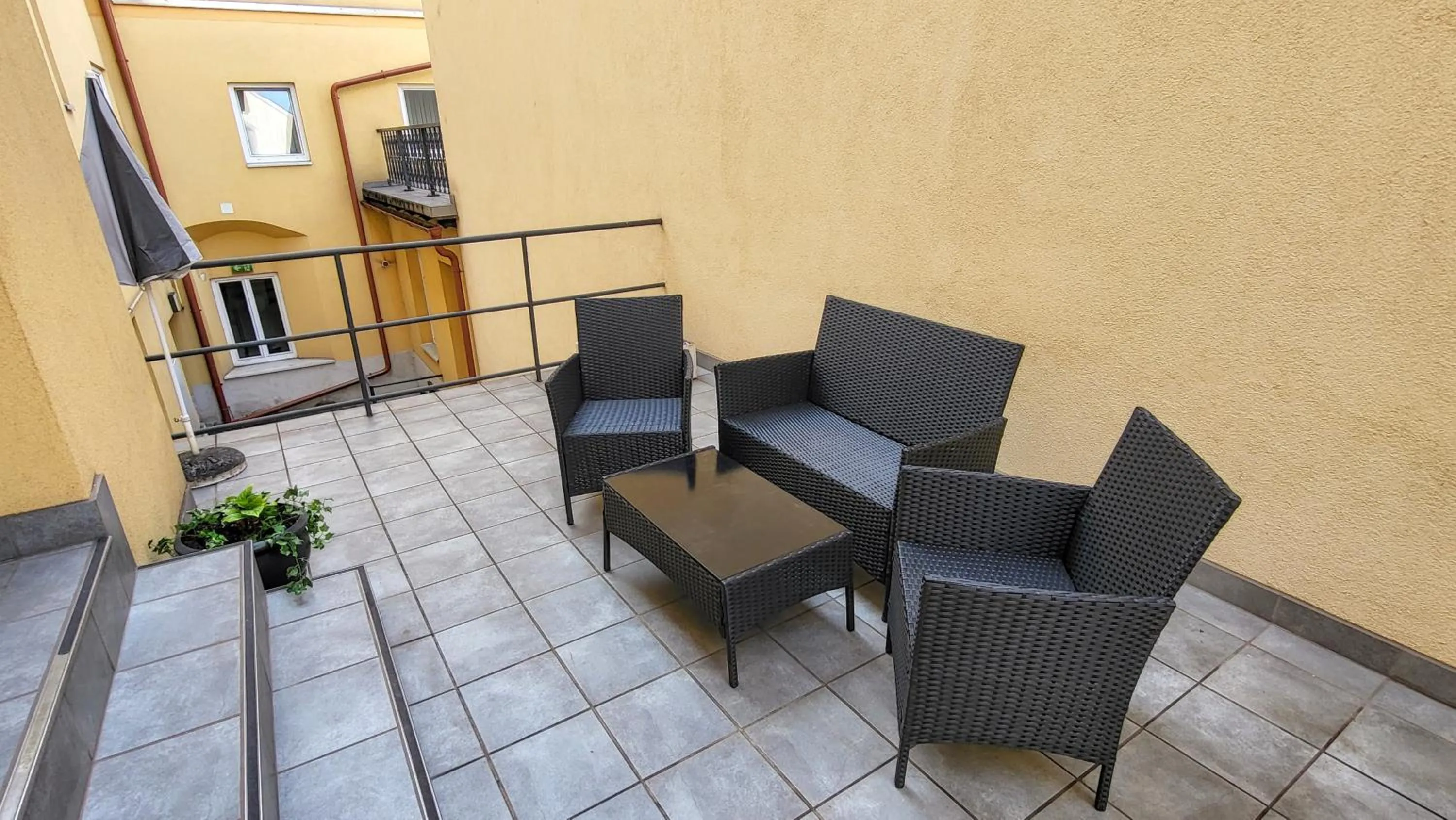 Patio in Hotel Kindler 2,0 Self-Check-In