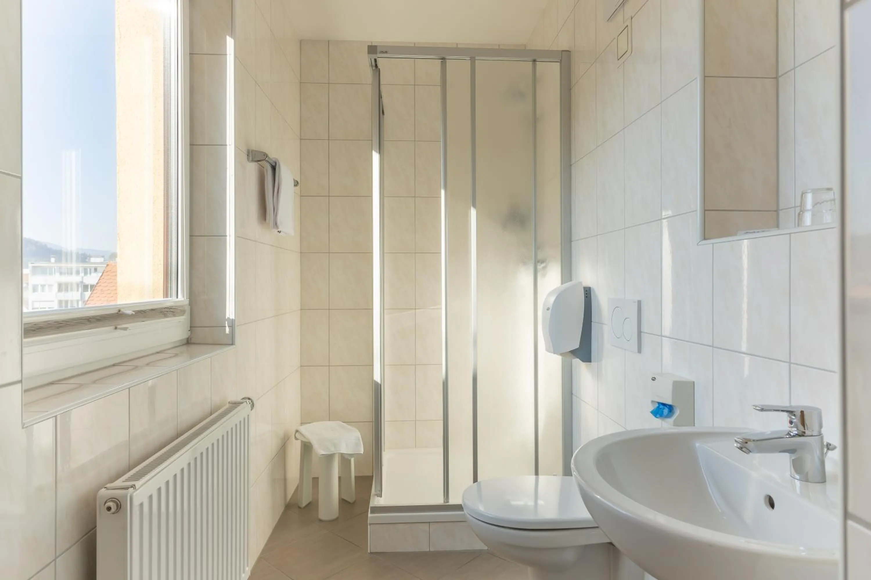 Shower in Hotel Kindler 2,0 Self-Check-In