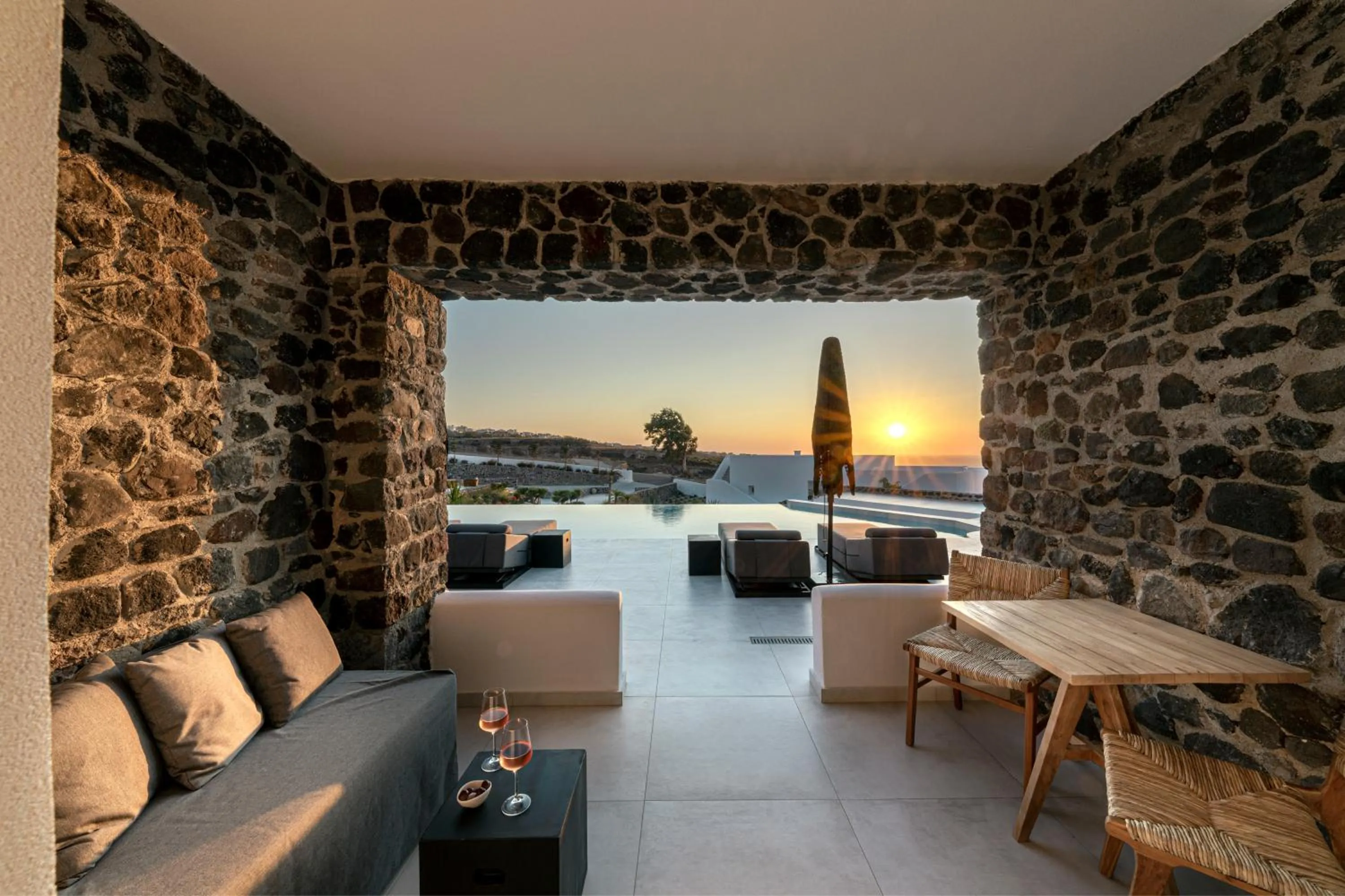 Patio in Secret View Hotel