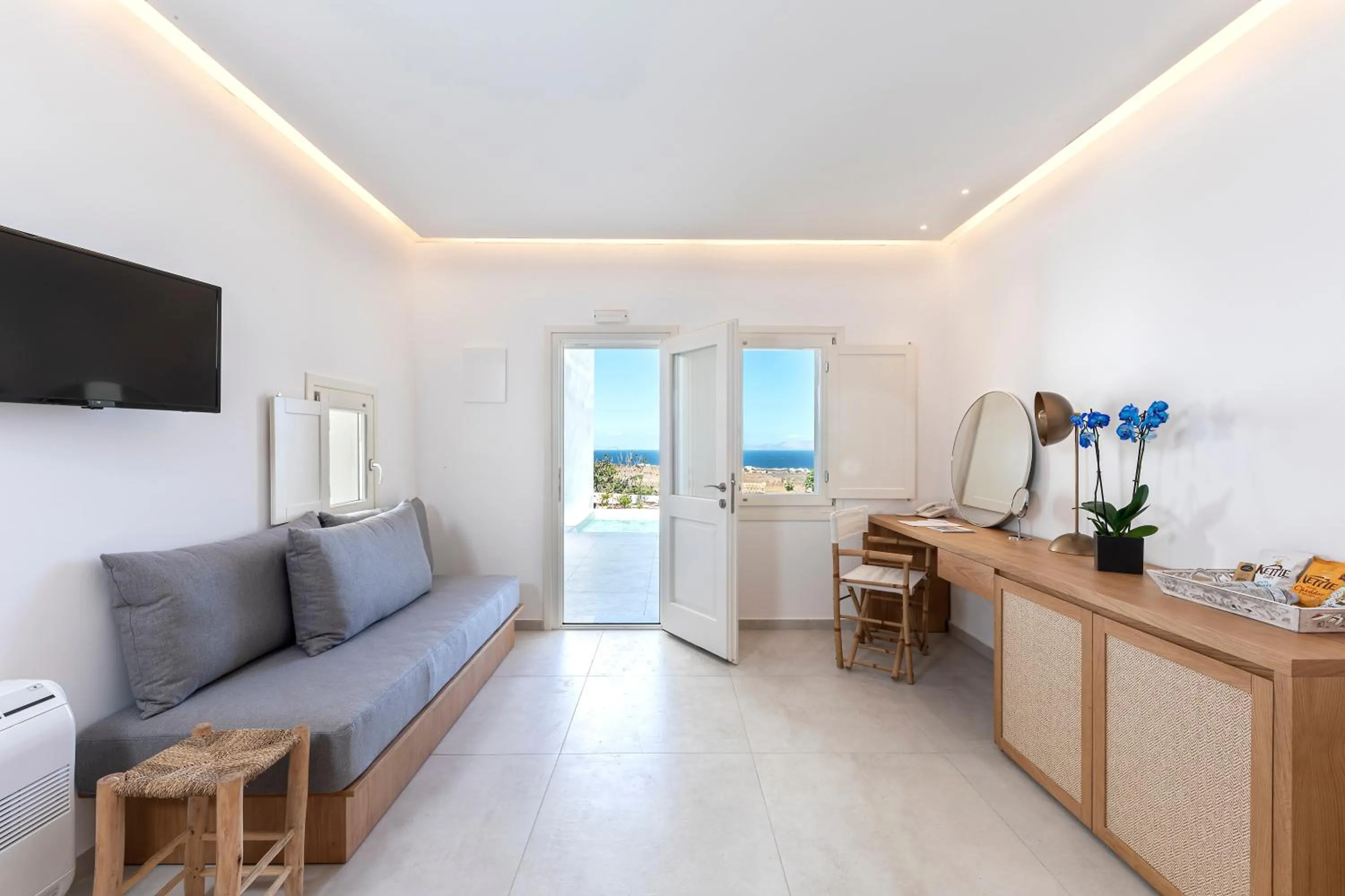 Seating area in Secret View Hotel