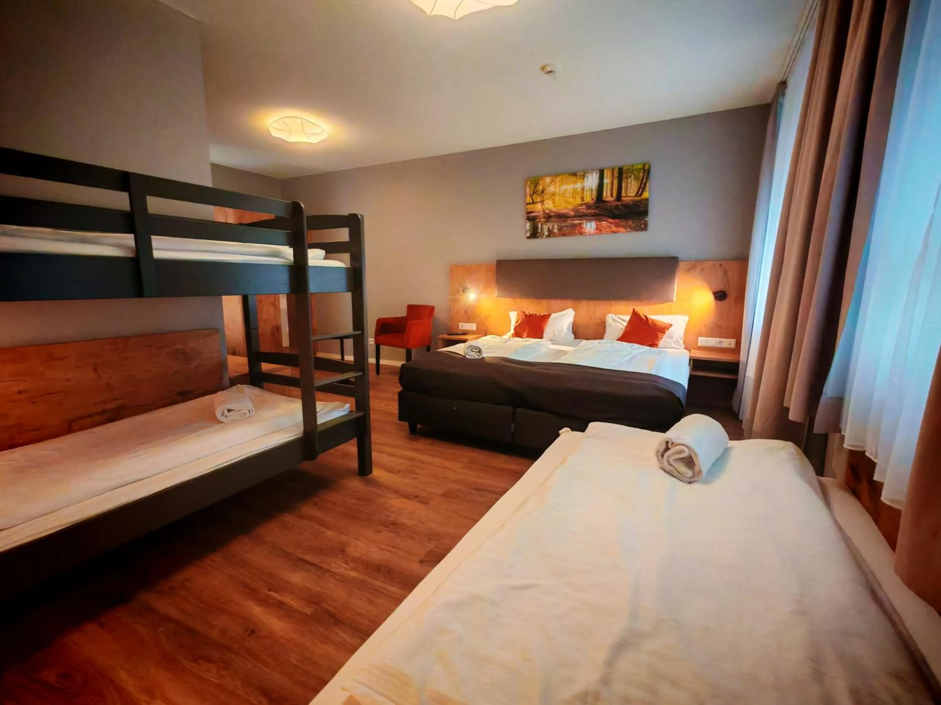 Bed in Hotel La Mirabelle close to Europa Park