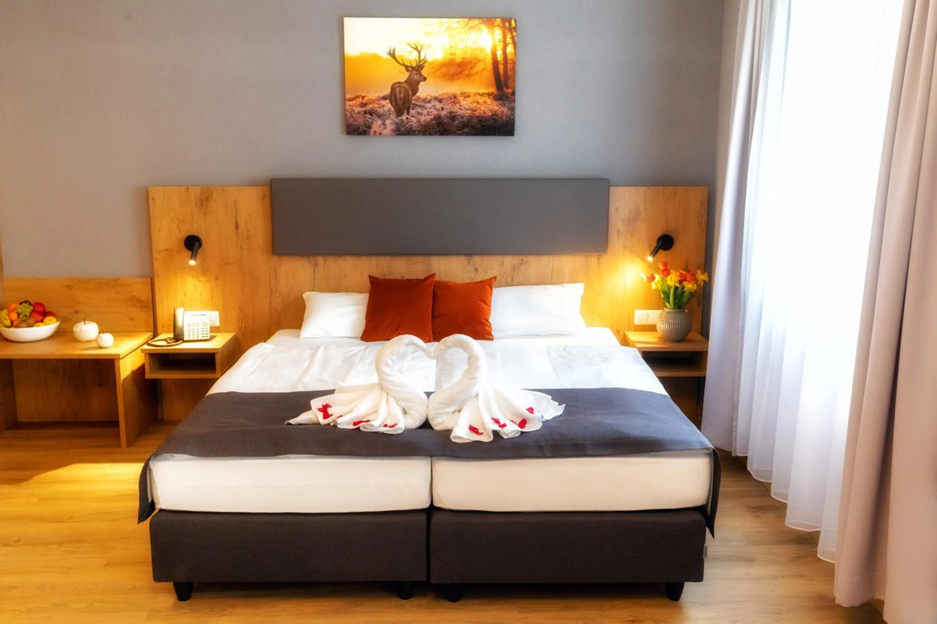 Photo of the whole room, Bed in Hotel La Mirabelle close to Europa Park