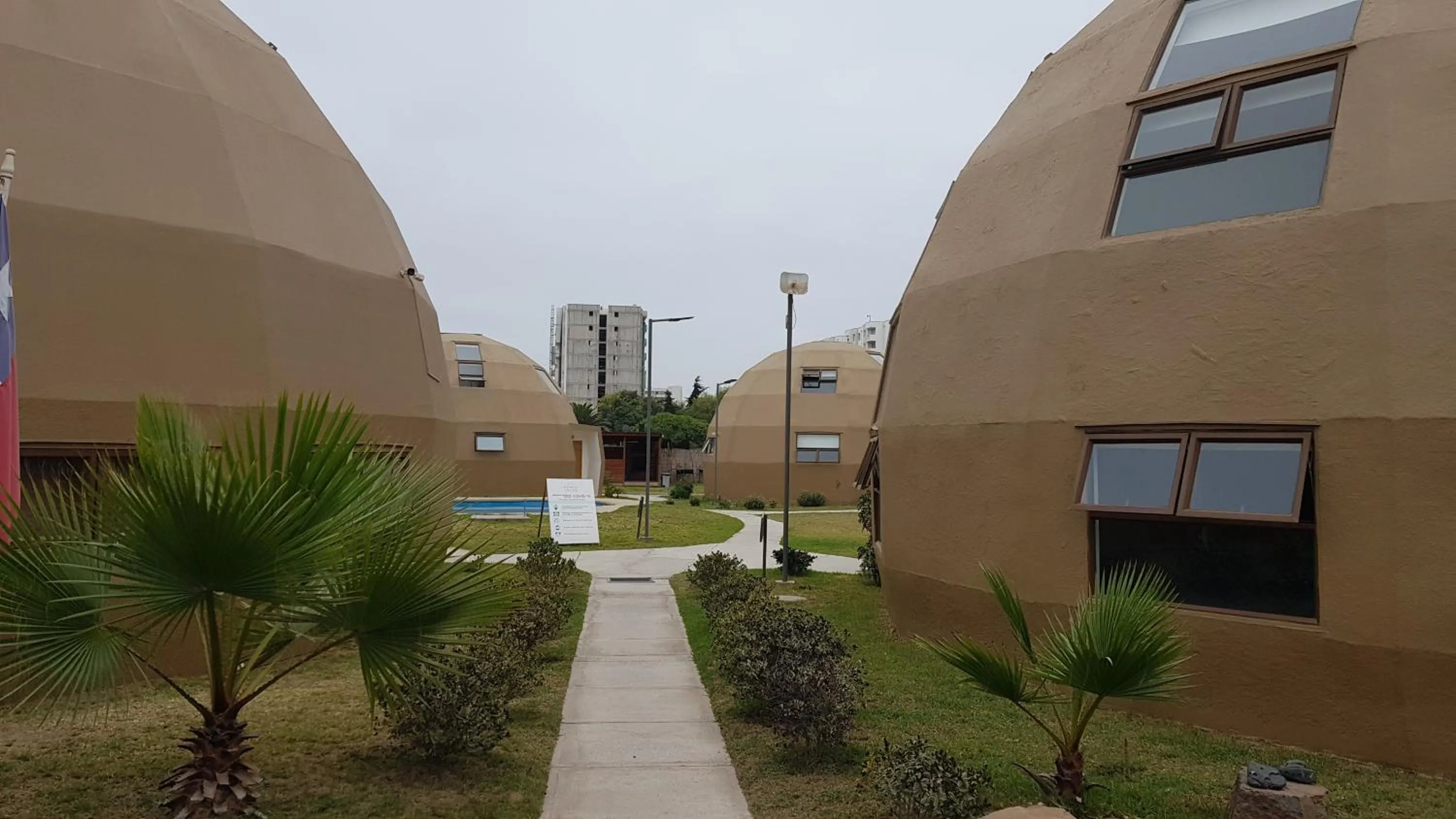 Property building in Hotel Domos Dream