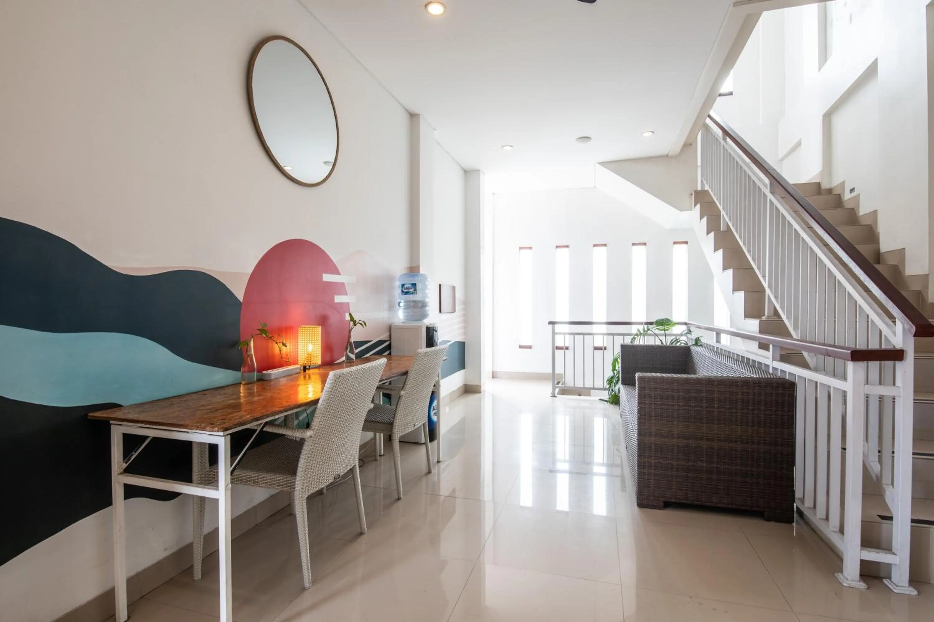 Seating area in Outpost Canggu