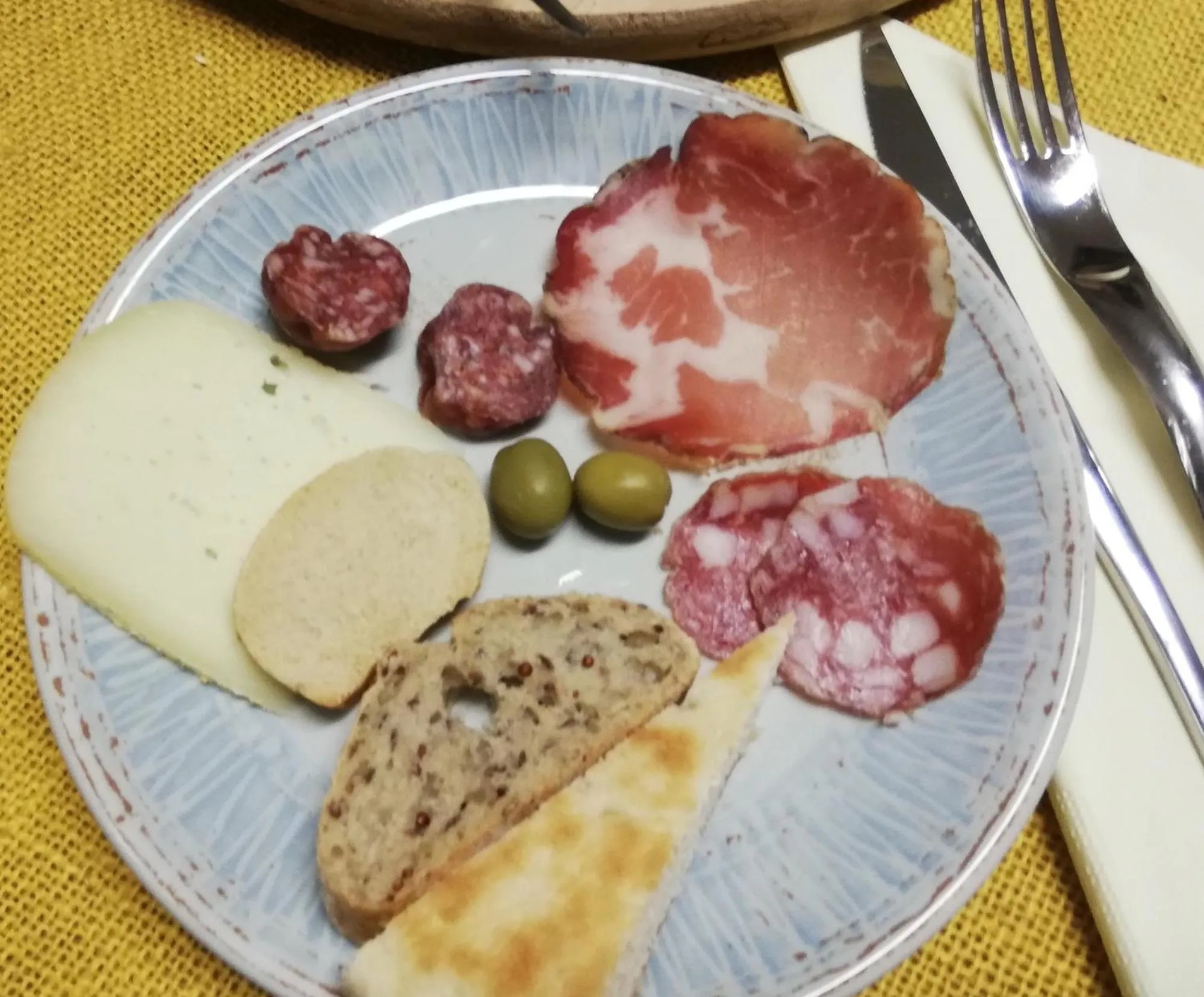 Food close-up in B&B Il Sognatore