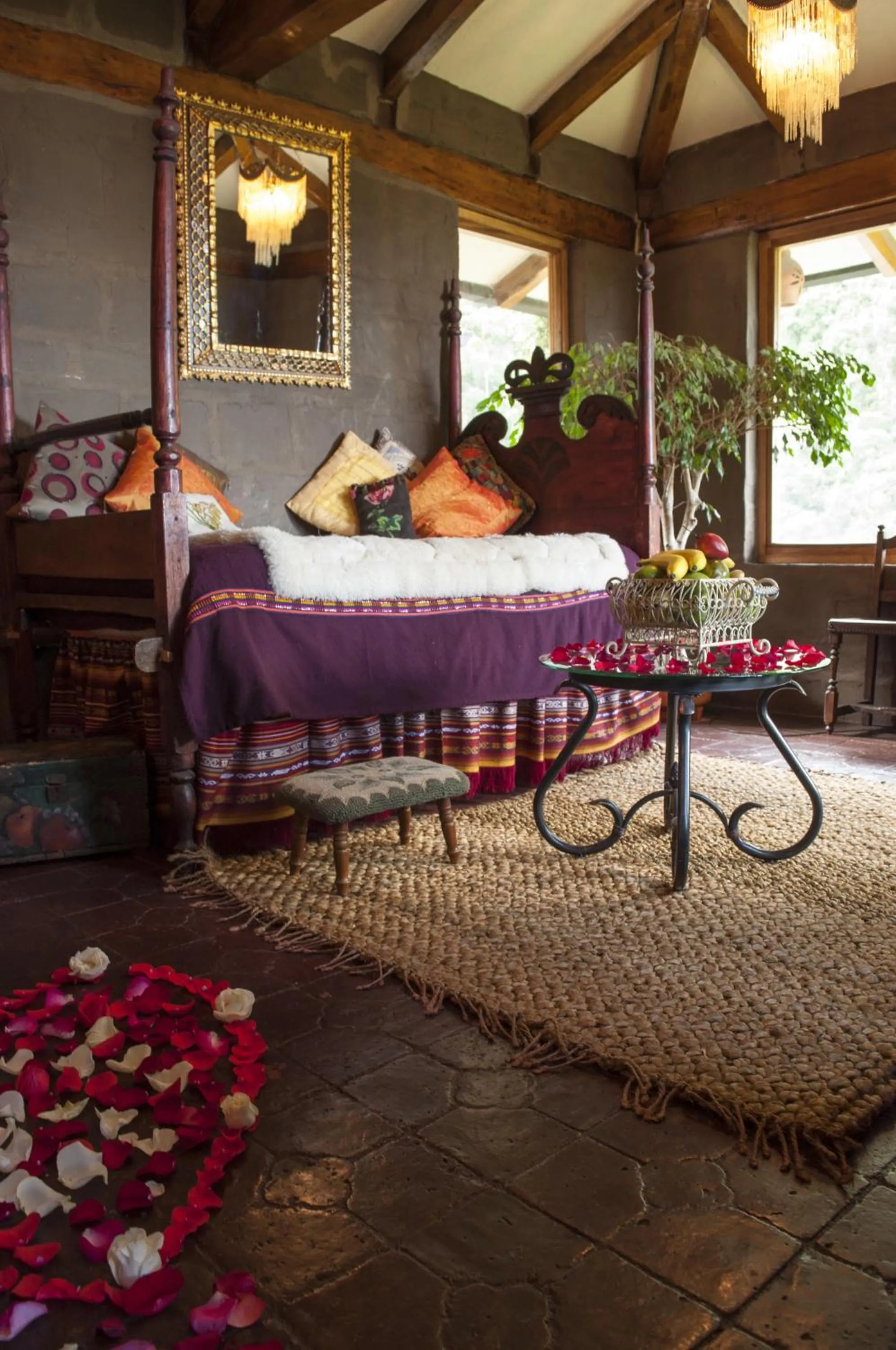 Bed in Hacienda Rumiloma