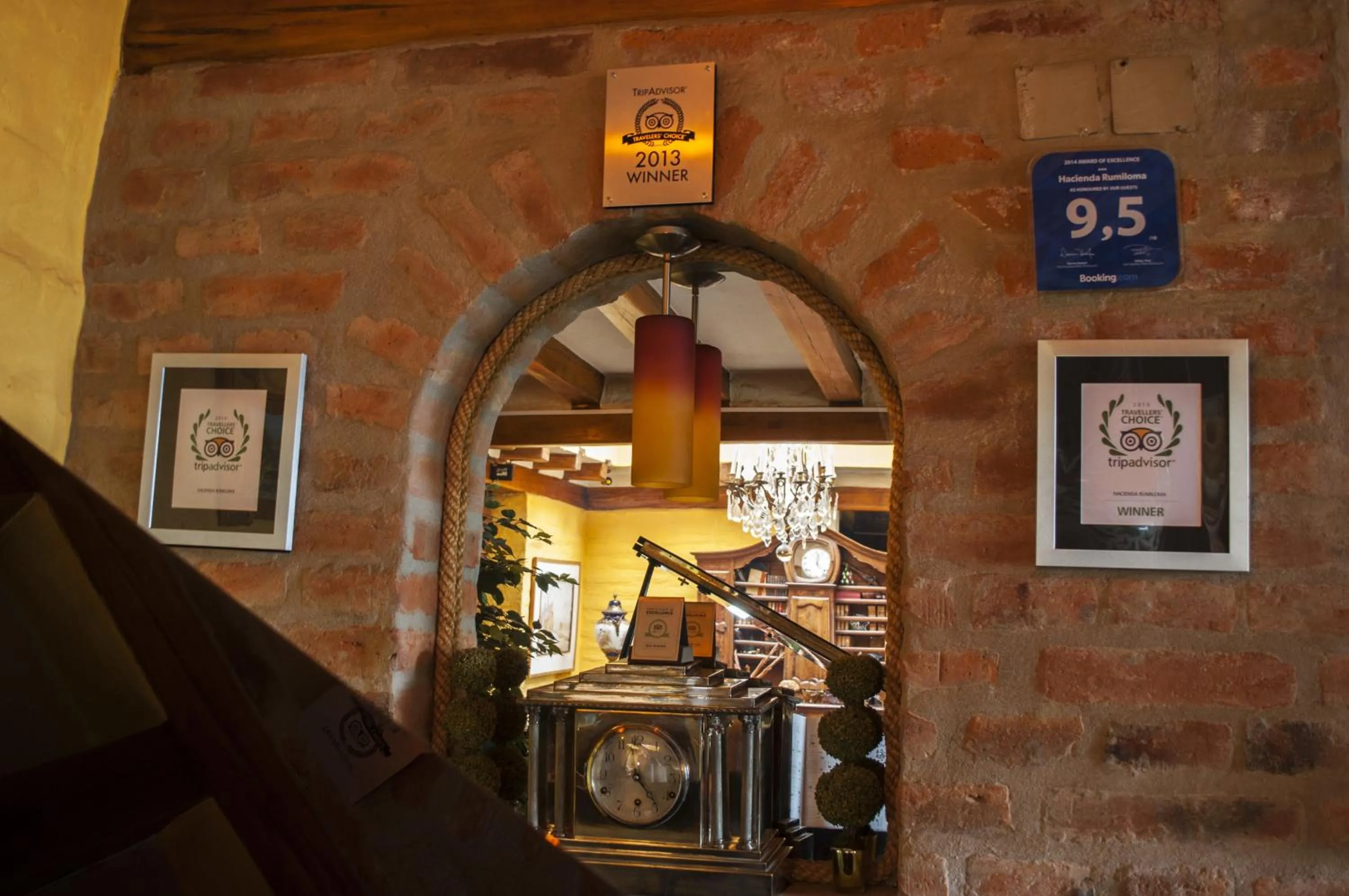 Decorative detail in Hacienda Rumiloma