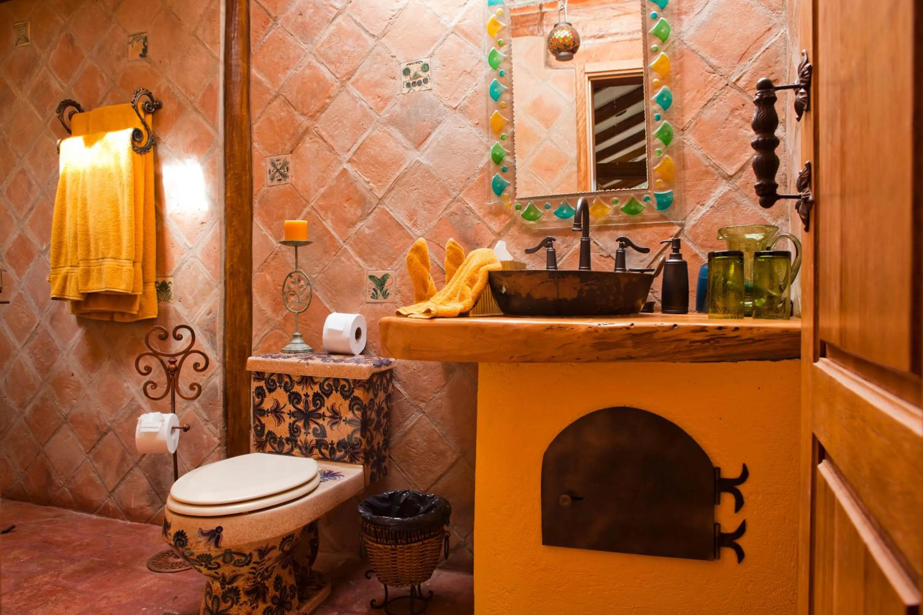 Bathroom in Hacienda Rumiloma