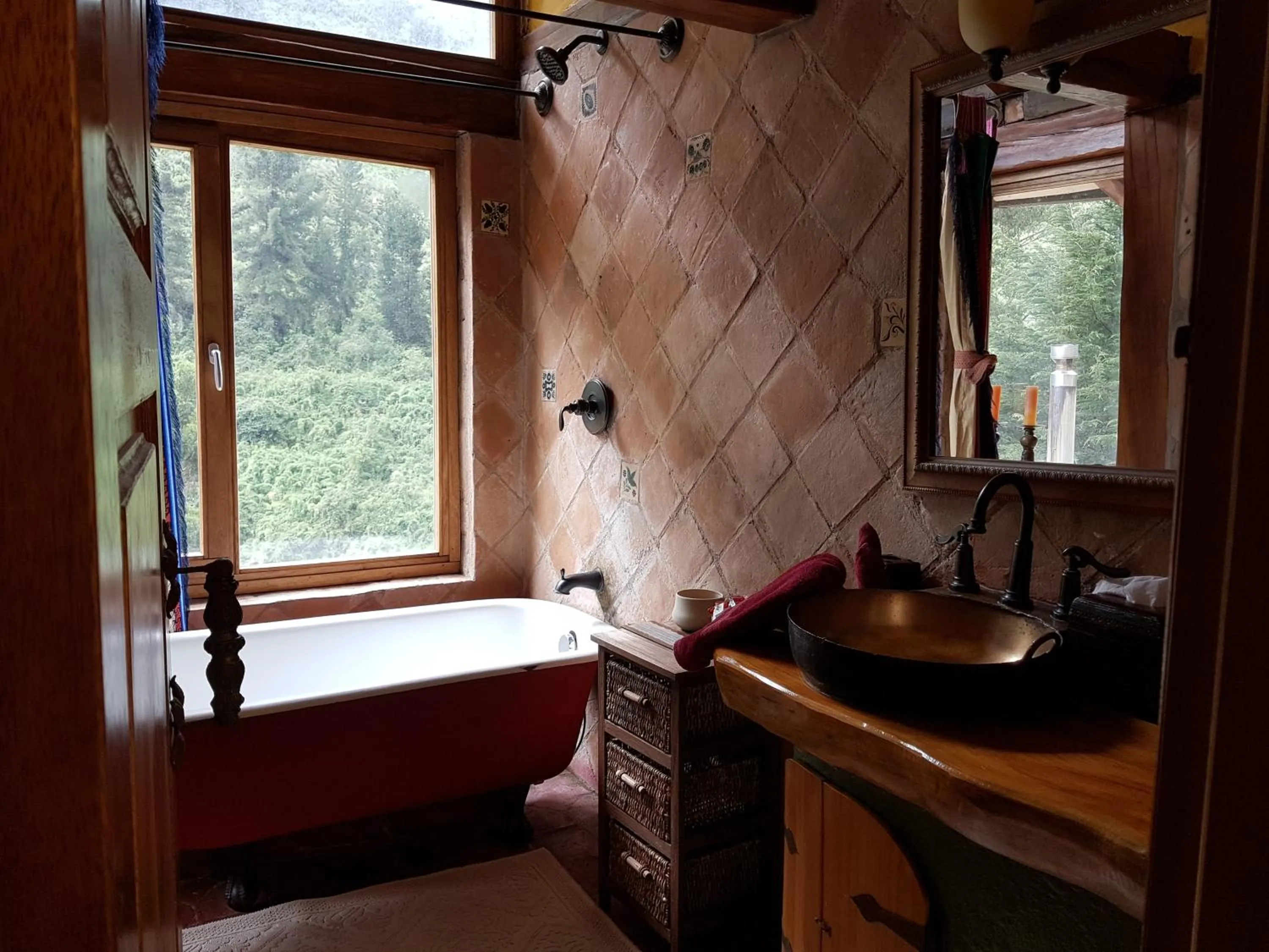 Bathroom in Hacienda Rumiloma