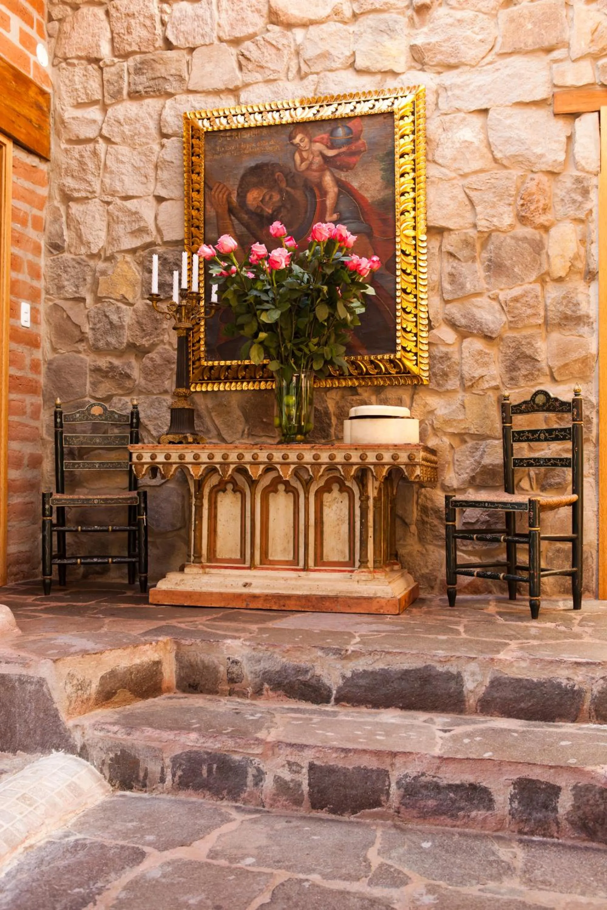 Decorative detail in Hacienda Rumiloma