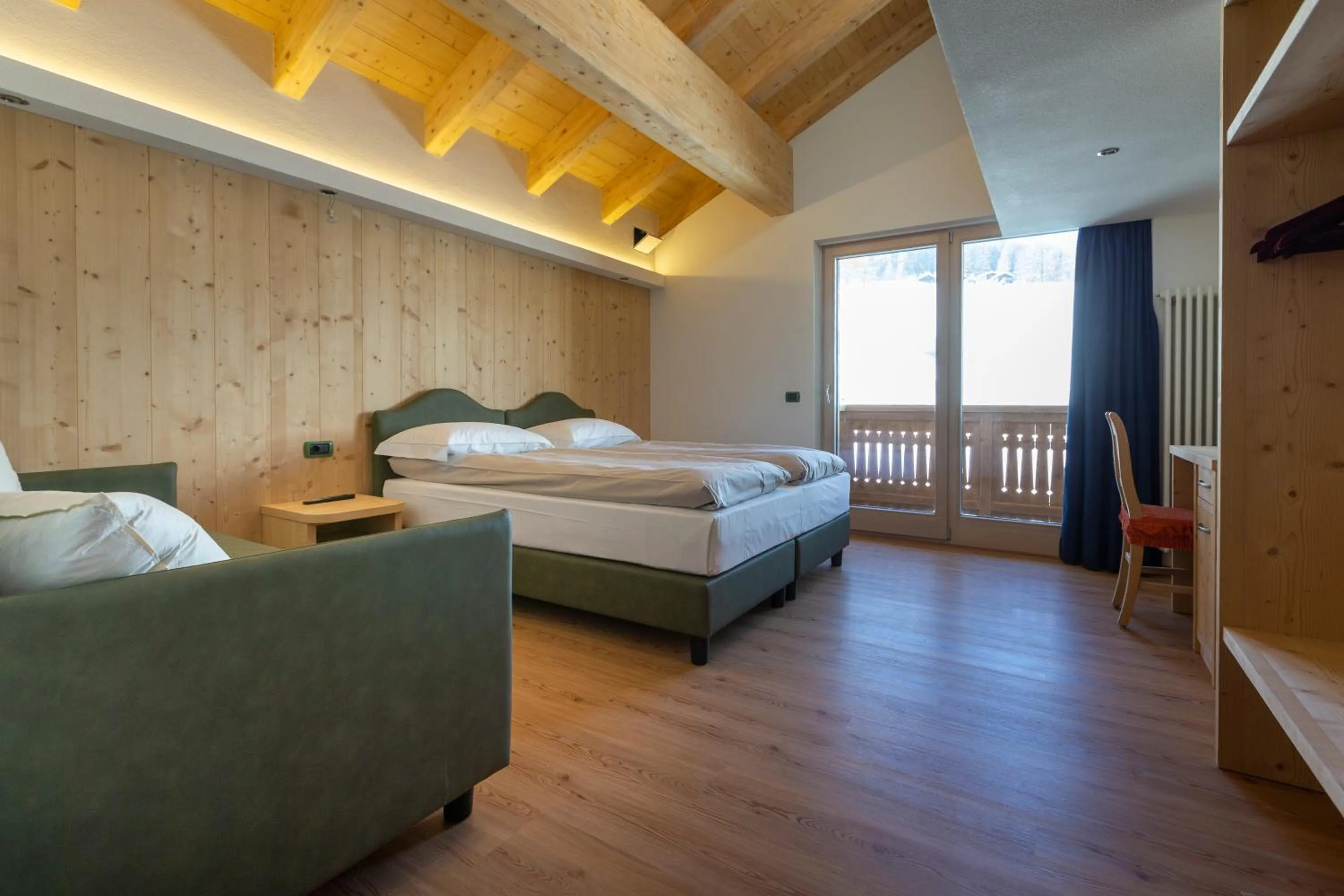 Bed in Hotel "La Suisse"