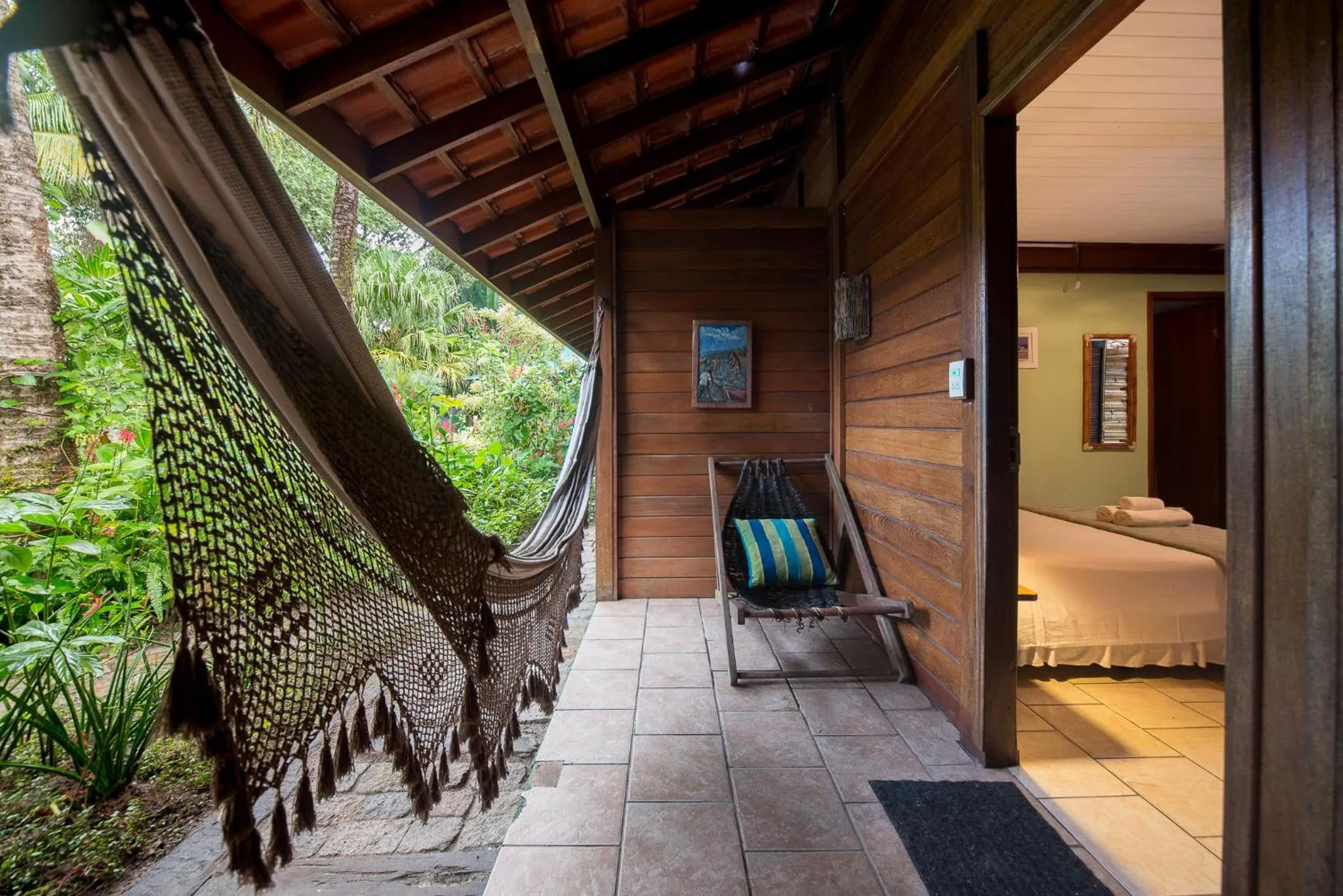 Patio in Pousada Treze Luas