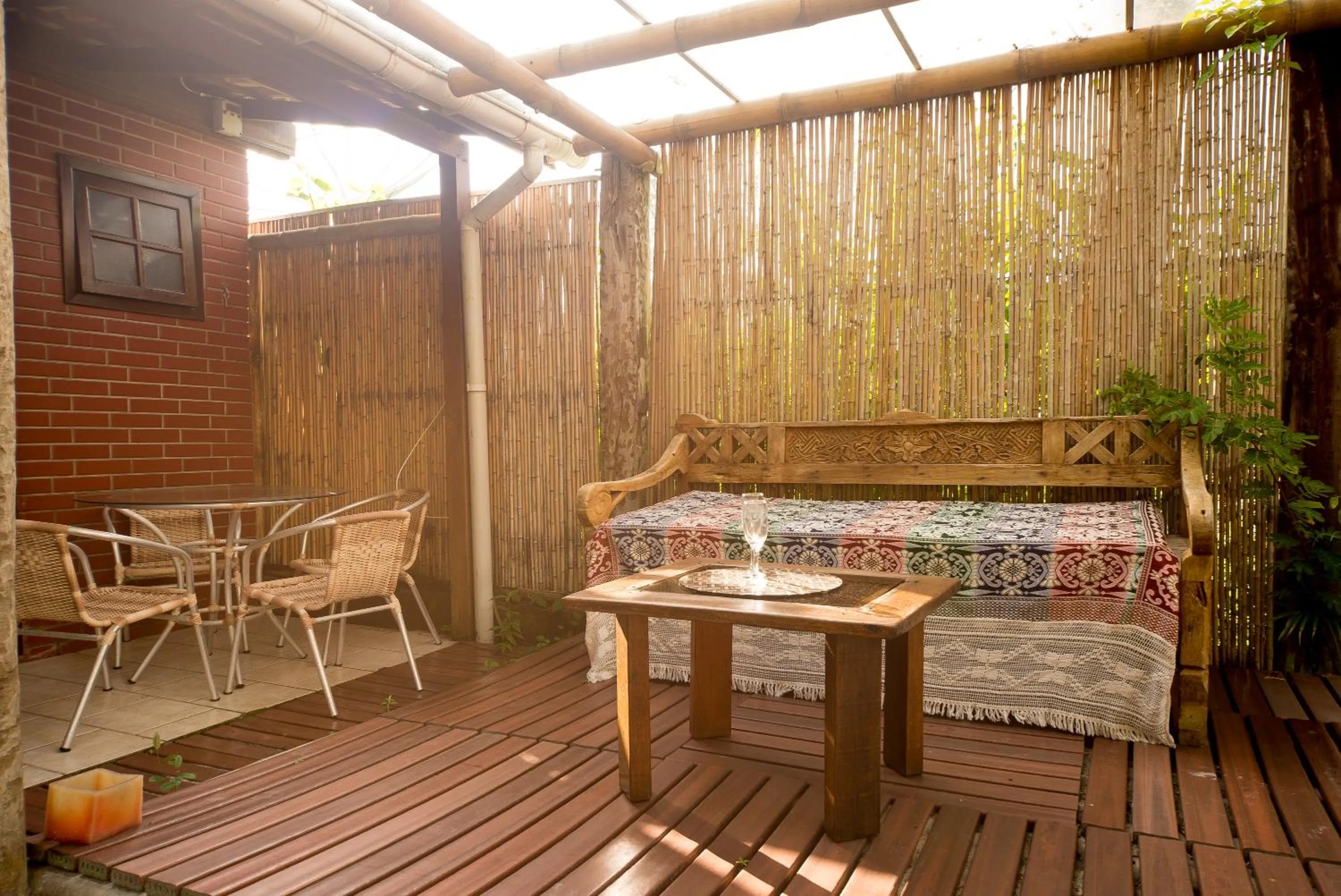 Patio in Pousada Treze Luas