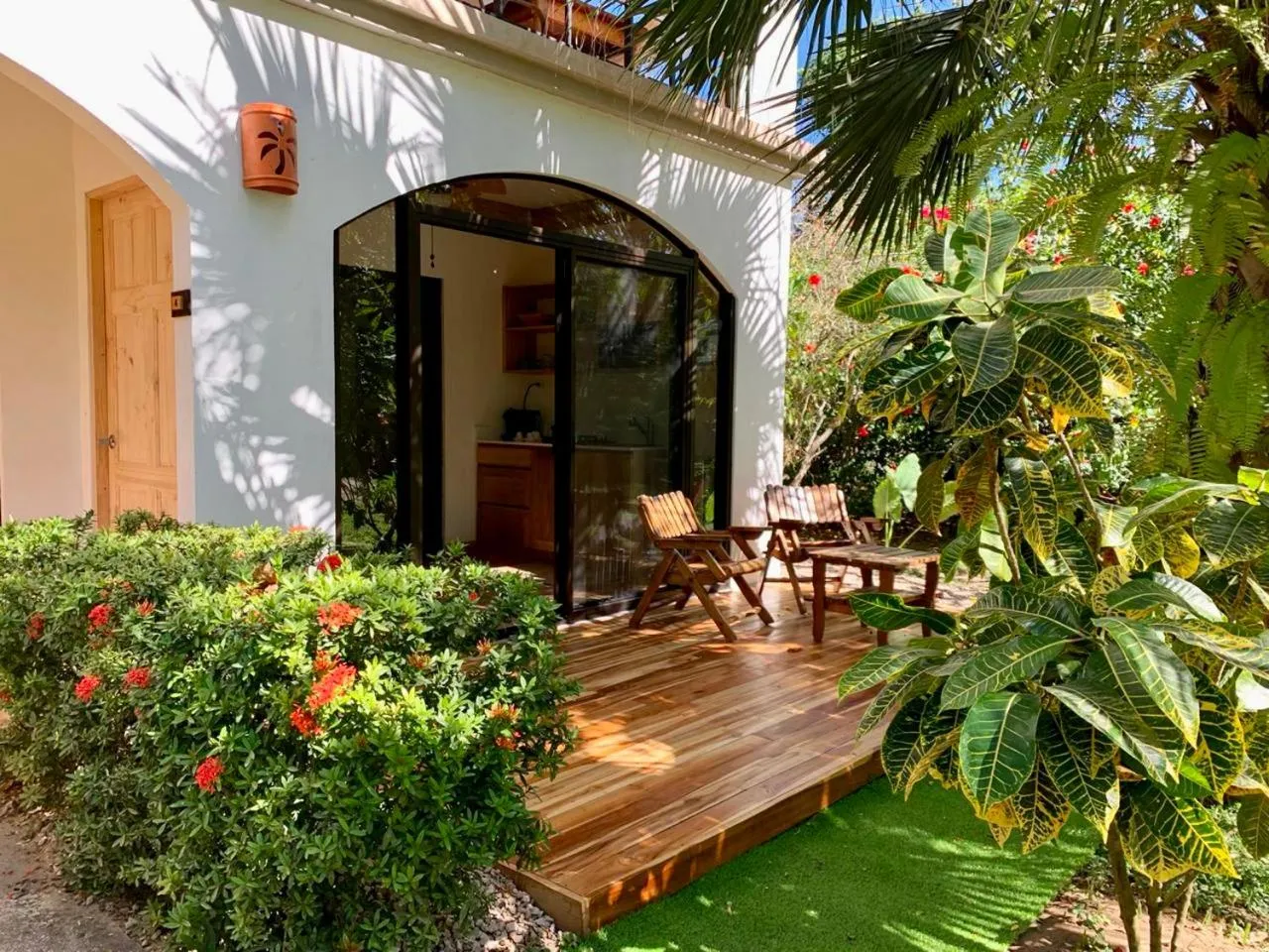 Patio in Hotel Cantarana