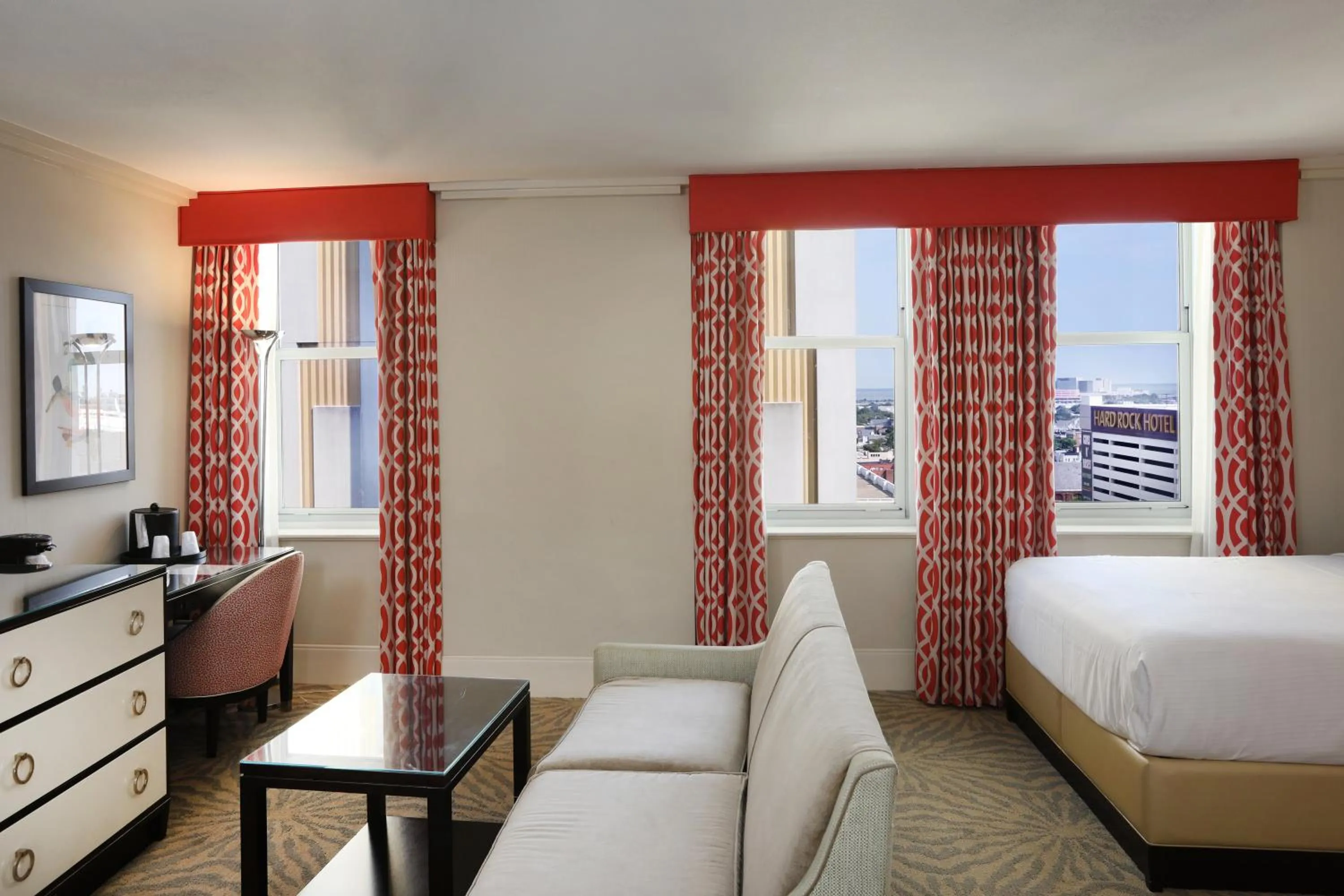 View (from property/room), Bed in Resorts Casino Hotel Atlantic City