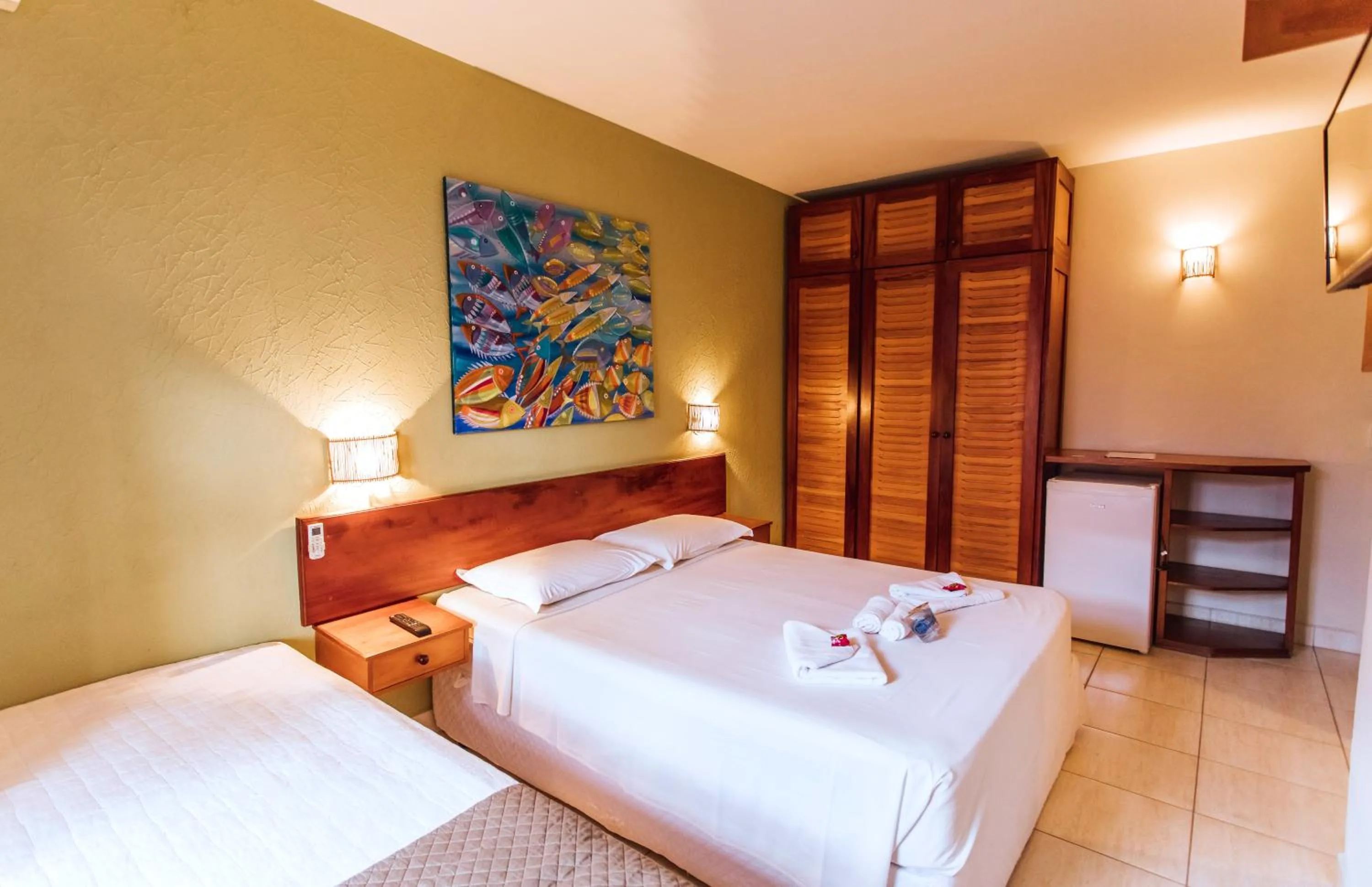 Bed in VELINN Pousada Villa Caiçara