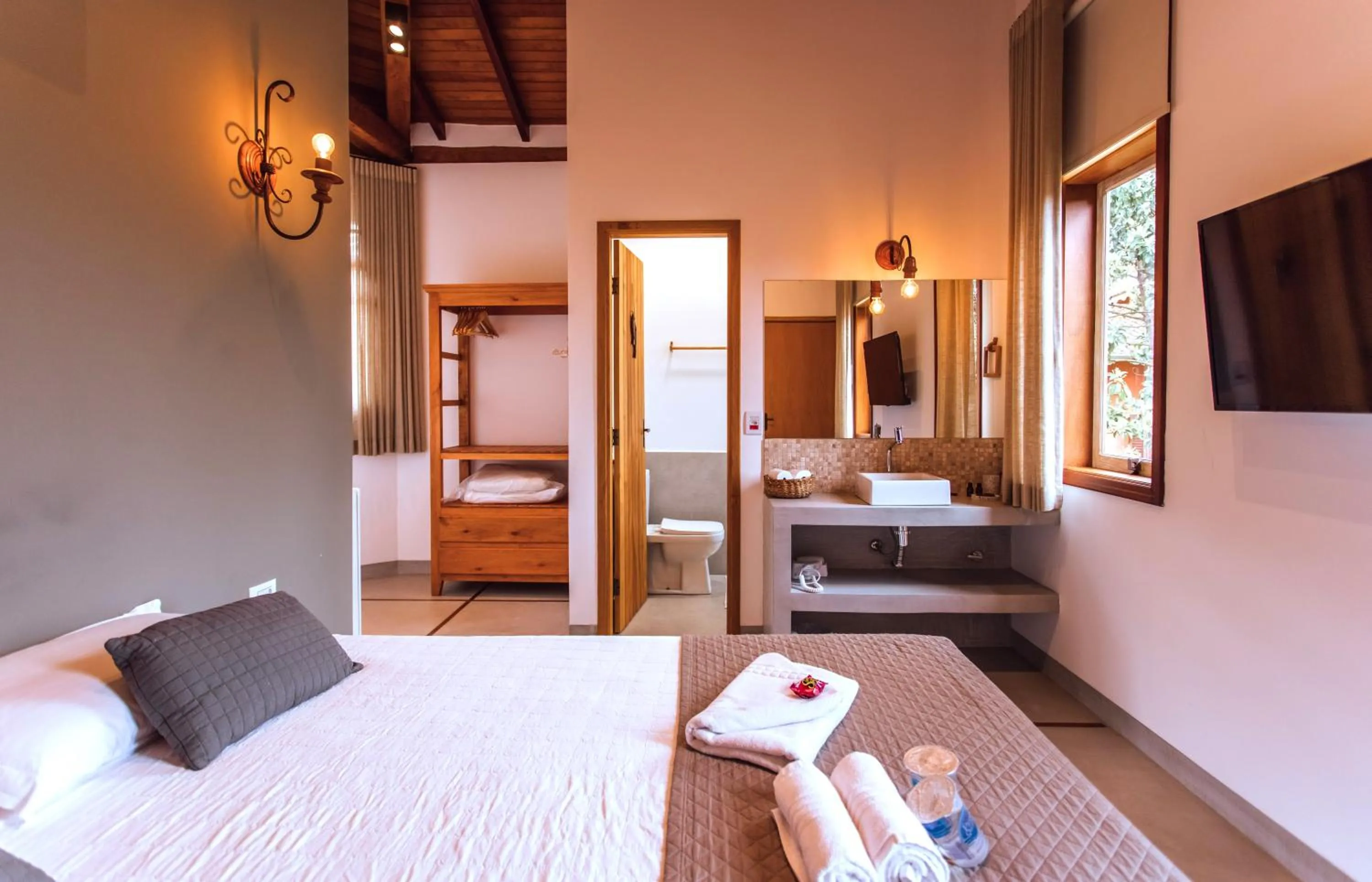 Bed in VELINN Pousada Villa Caiçara